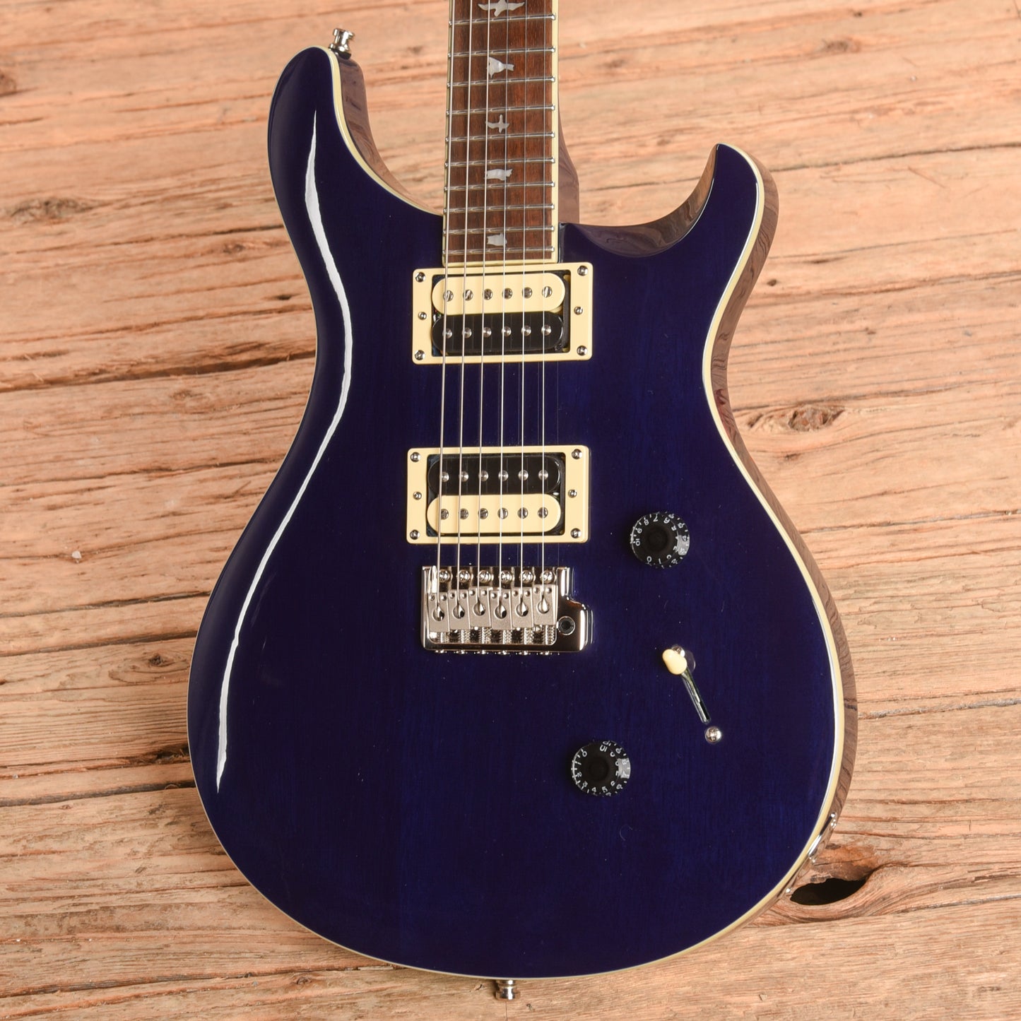 PRS SE Standard 24 Transparent Blue 2022 Electric Guitars / Solid Body