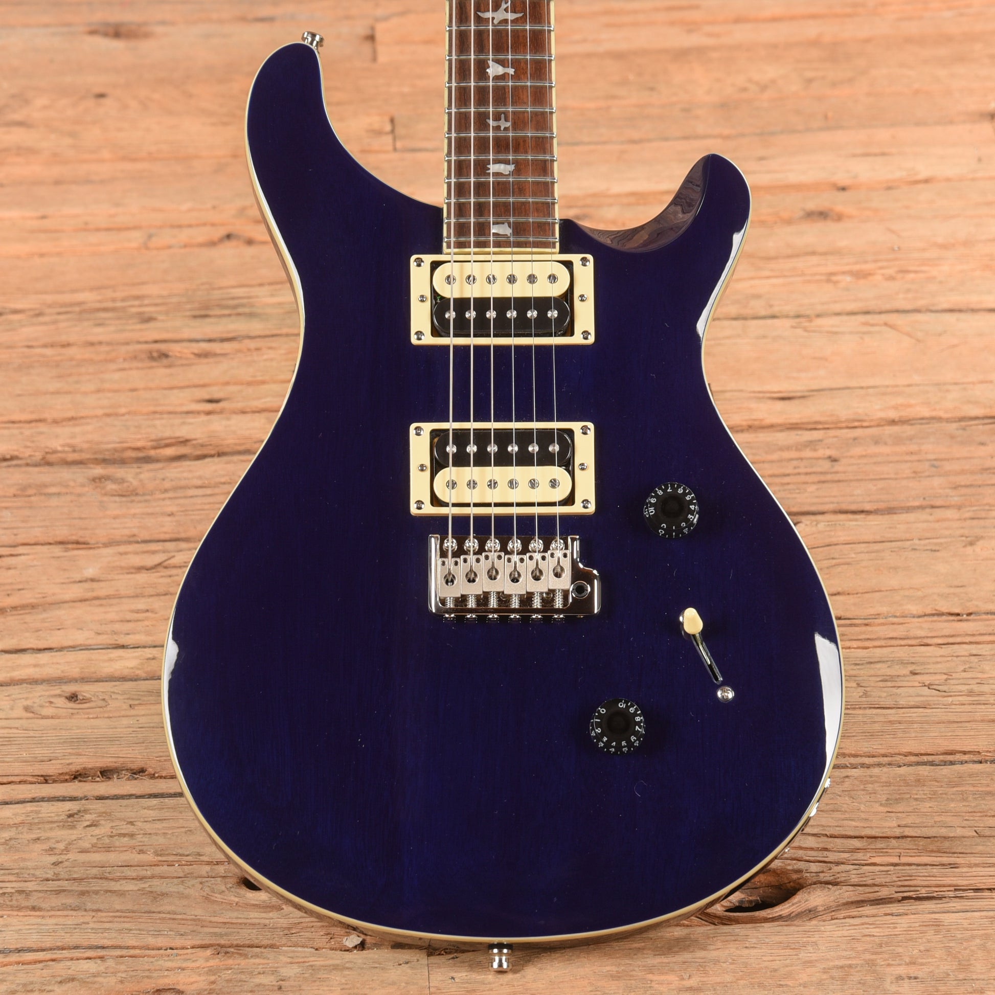 PRS SE Standard 24 Transparent Blue 2022 Electric Guitars / Solid Body
