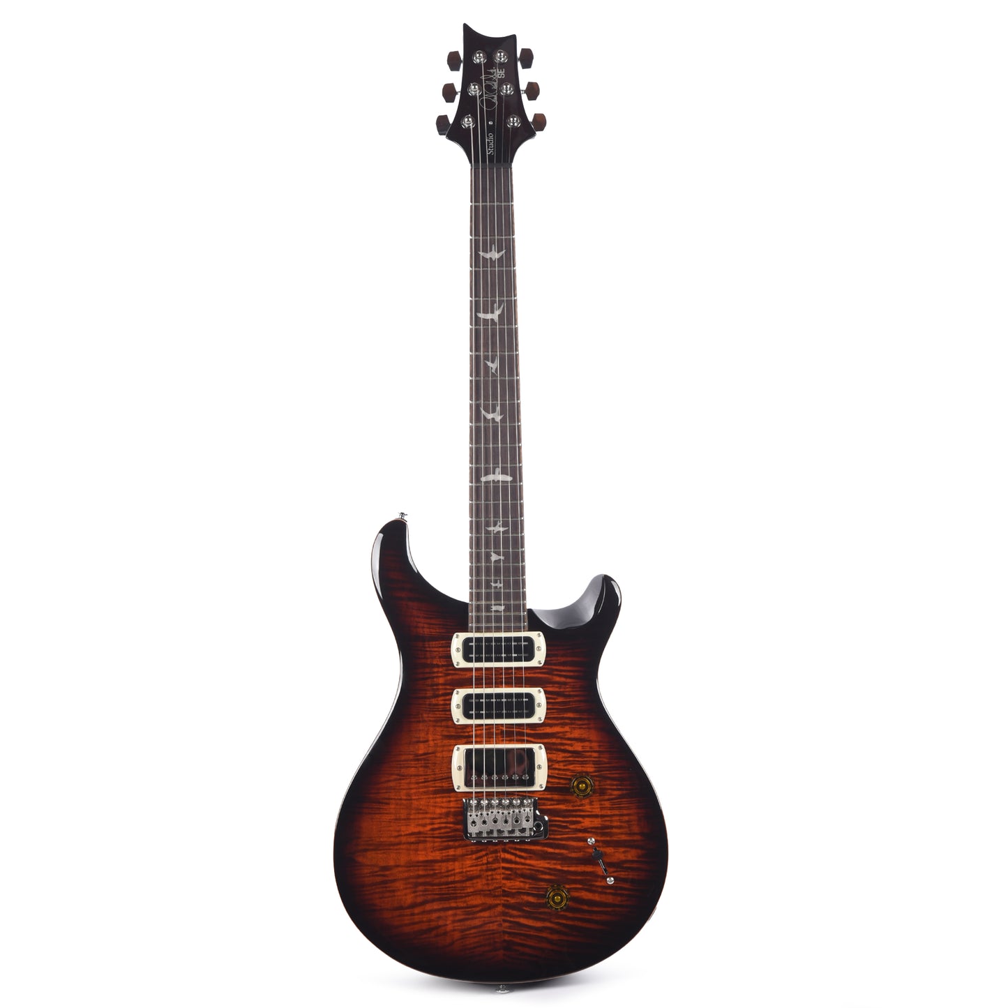 PRS SE Studio Orange Tiger Smokeburst Electric Guitars / Solid Body