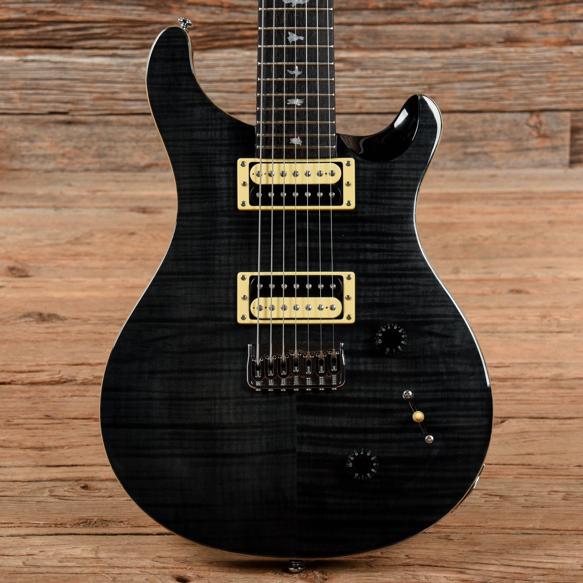PRS SE SVN Trans Black 2017 Electric Guitars / Solid Body