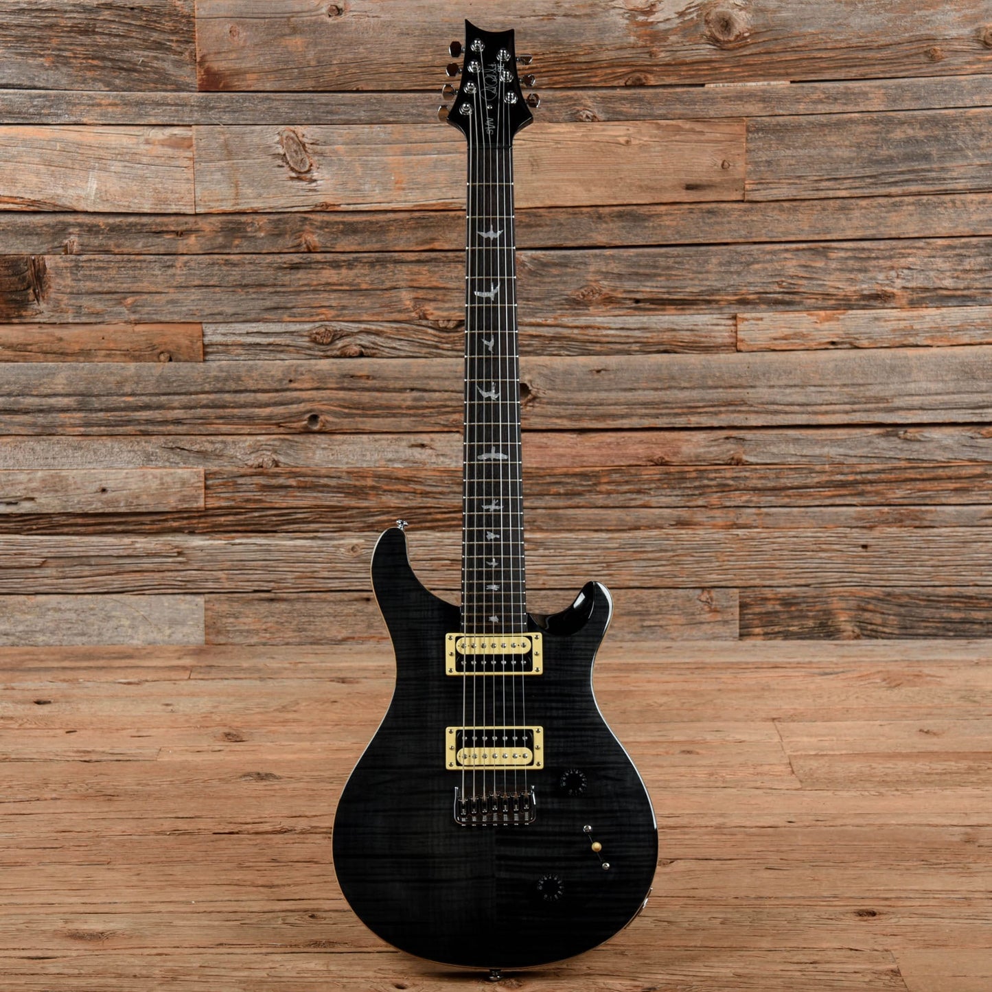 PRS SE SVN Trans Black 2017 Electric Guitars / Solid Body