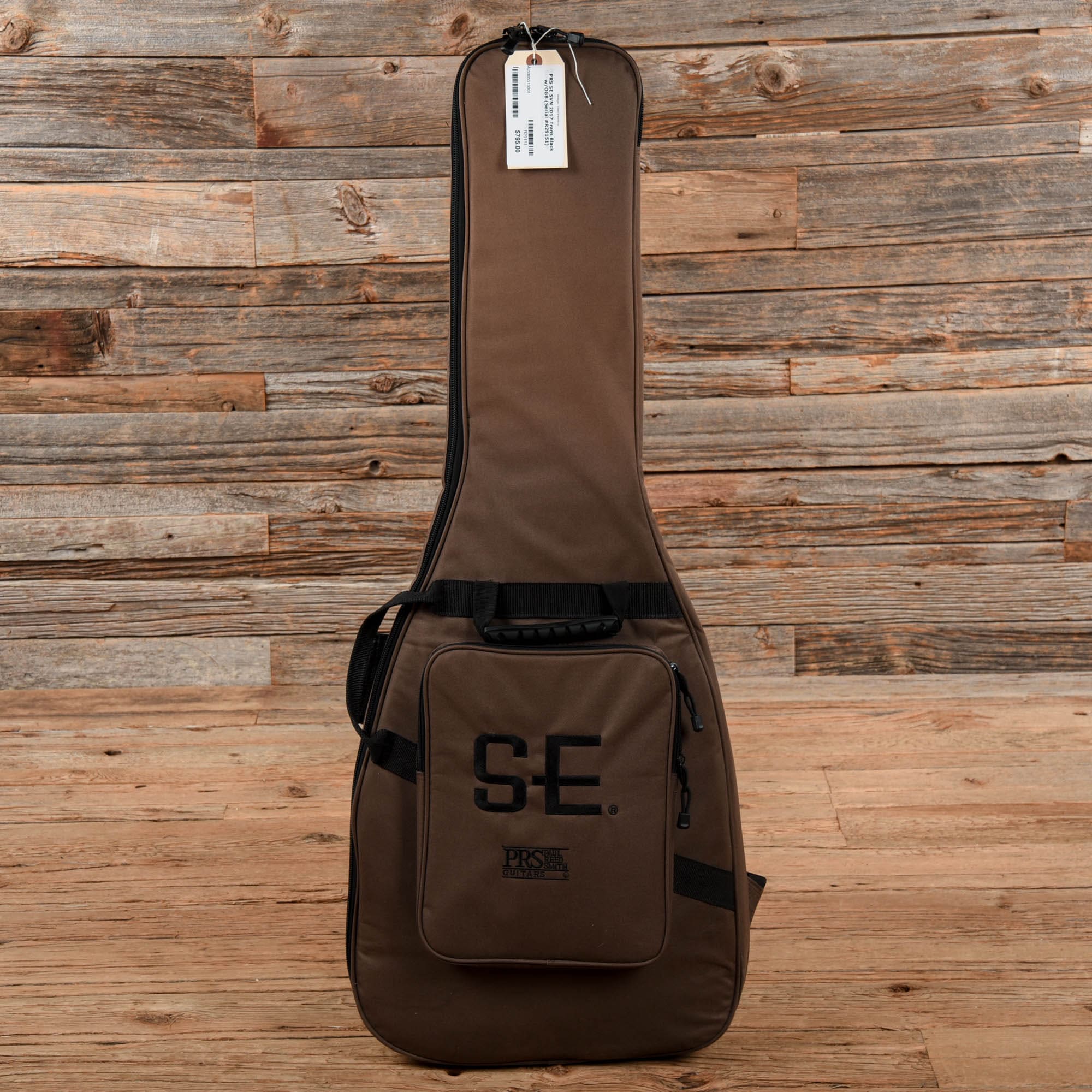 PRS SE SVN Trans Black 2017 Electric Guitars / Solid Body