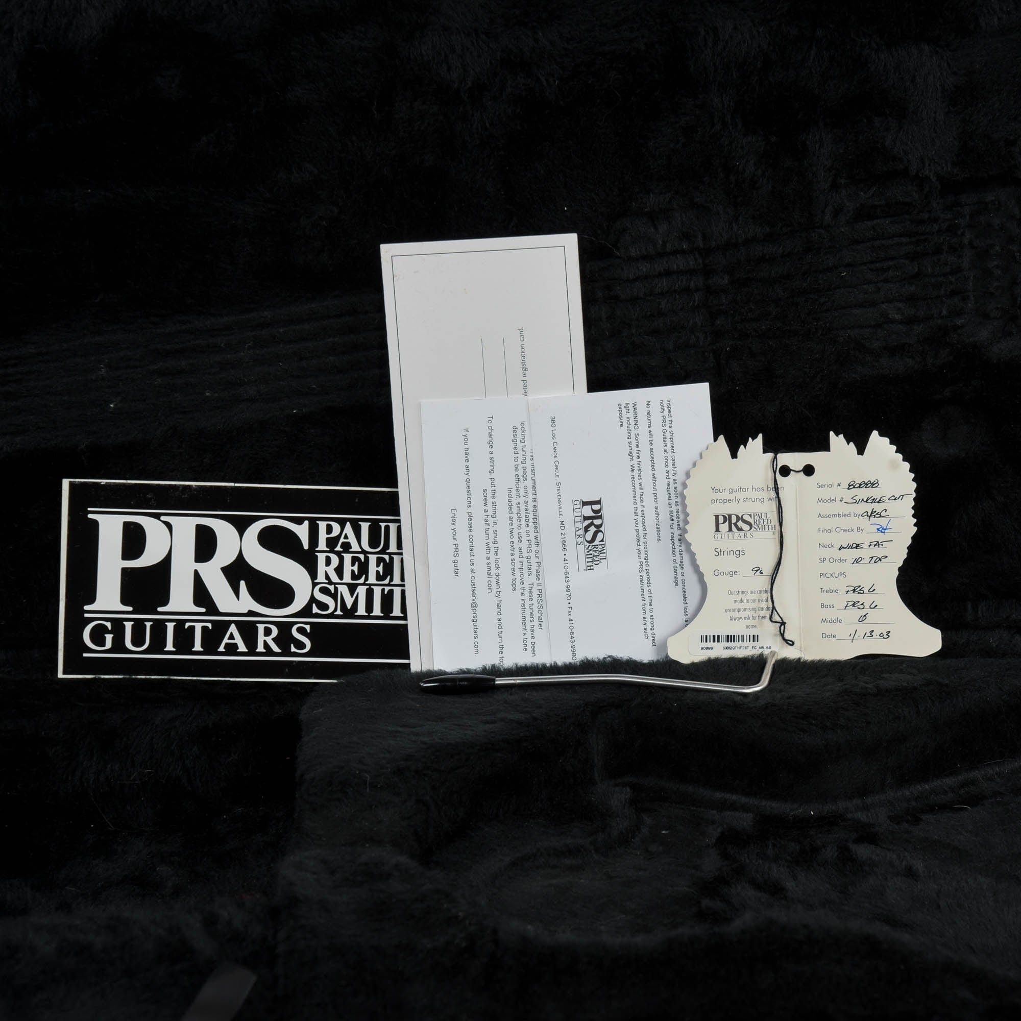 PRS Singlecut 10-Top Emerald Green 2003 Electric Guitars / Solid Body