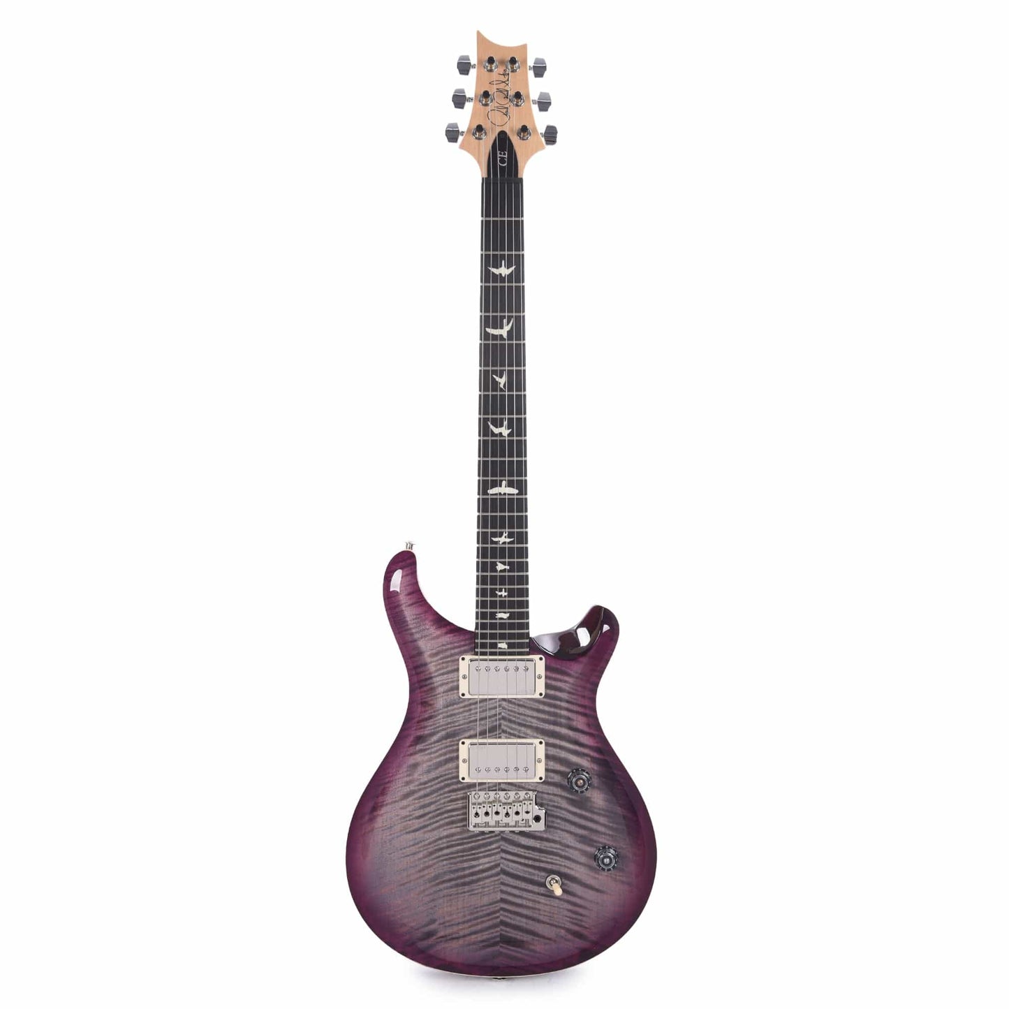 PRS Special Run CE 24 Faded Gray Black Purple Burst w/Ebony Fingerboard & 57/08 Humbuckers Electric Guitars / Solid Body
