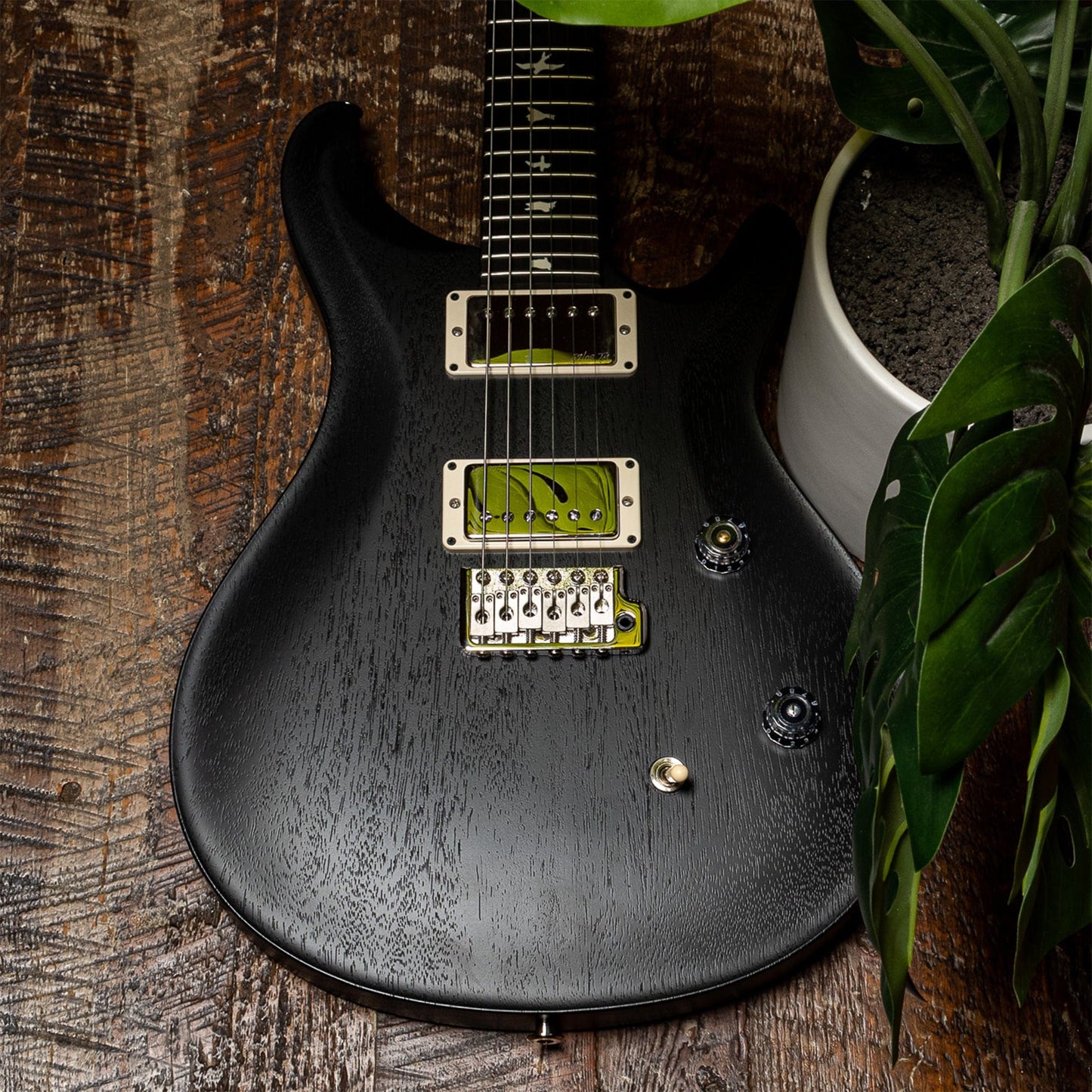 PRS Special Run CE 24 Standard Satin Charcoal w/Ebony Fingerboard & 57/08 Humbuckers Electric Guitars / Solid Body