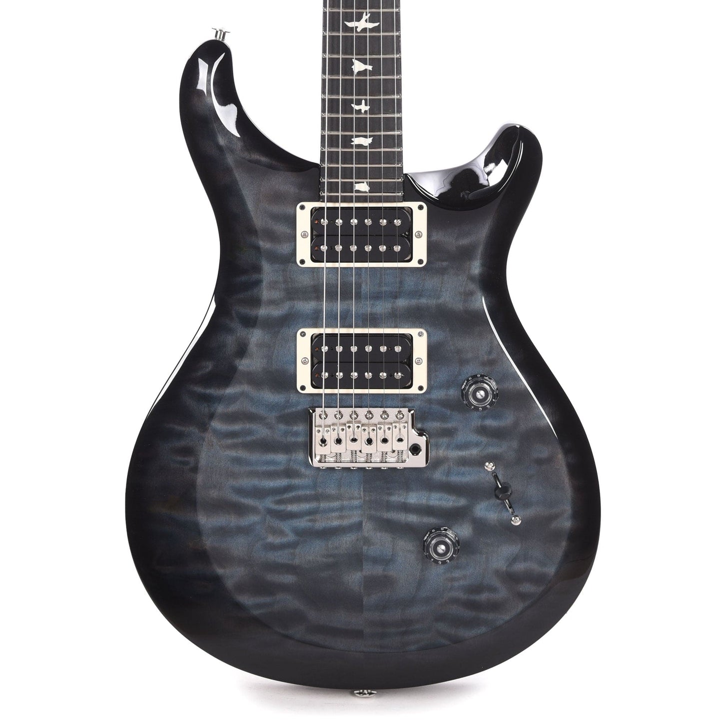 PRS Special Run S2 Custom 24 Quilt Top Faded Blue Smokeburst w/Ebony Fingerboard Electric Guitars / Solid Body