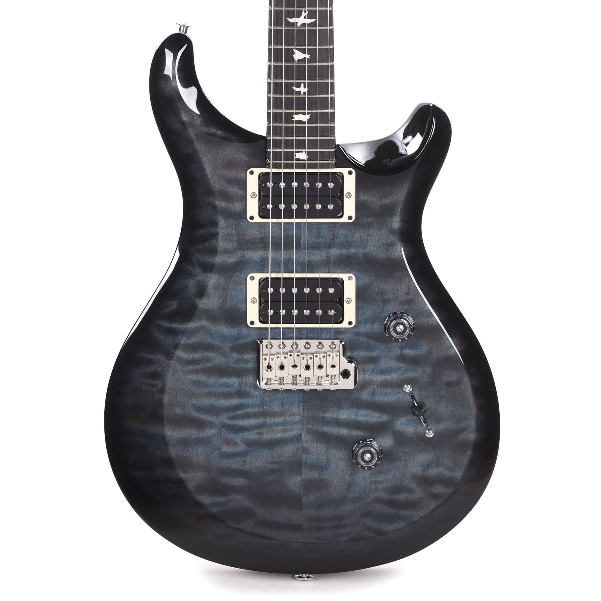 PRS Special Run S2 Custom 24 Quilt Top Faded Blue Smokeburst w/Ebony Fingerboard Electric Guitars / Solid Body