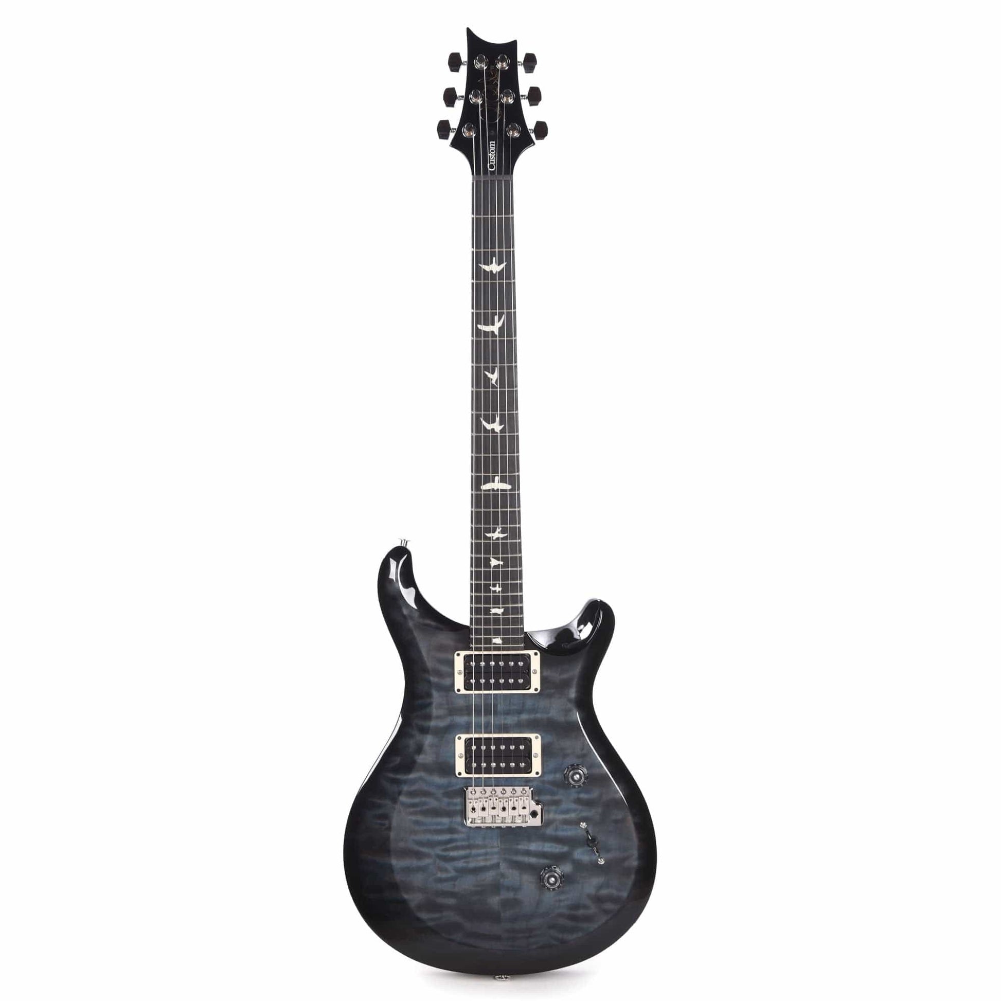 PRS Special Run S2 Custom 24 Quilt Top Faded Blue Smokeburst w/Ebony Fingerboard Electric Guitars / Solid Body