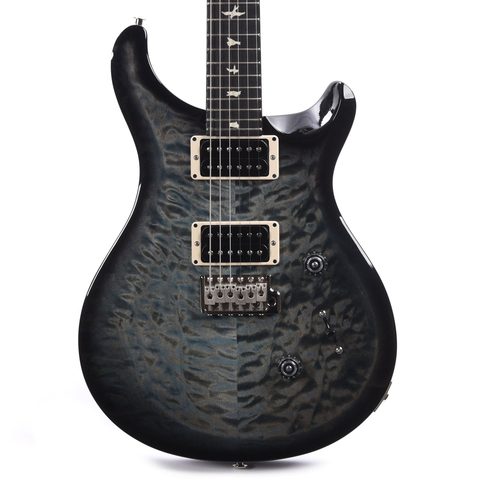 PRS Special Run S2 Custom 24 Quilt Top Faded Blue Smokeburst w/Ebony Fingerboard Electric Guitars / Solid Body