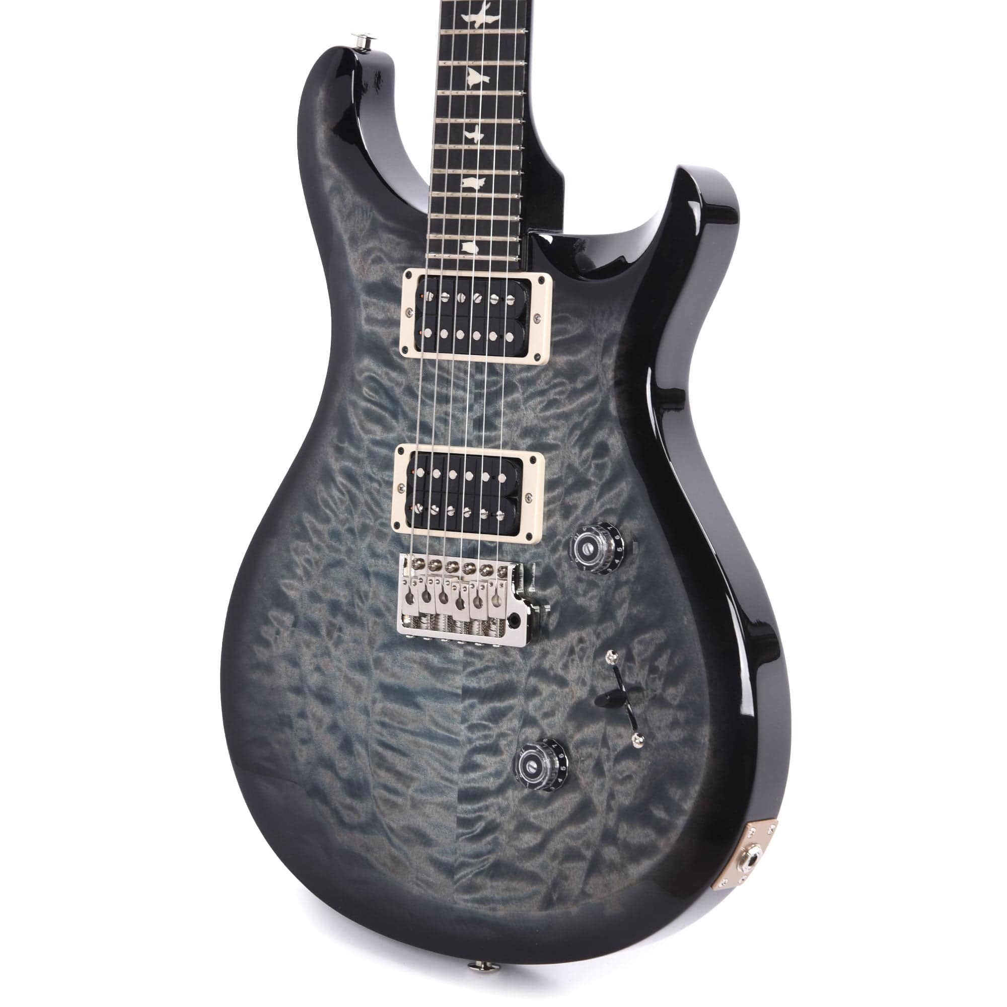 PRS Special Run S2 Custom 24 Quilt Top Faded Blue Smokeburst w/Ebony Fingerboard Electric Guitars / Solid Body