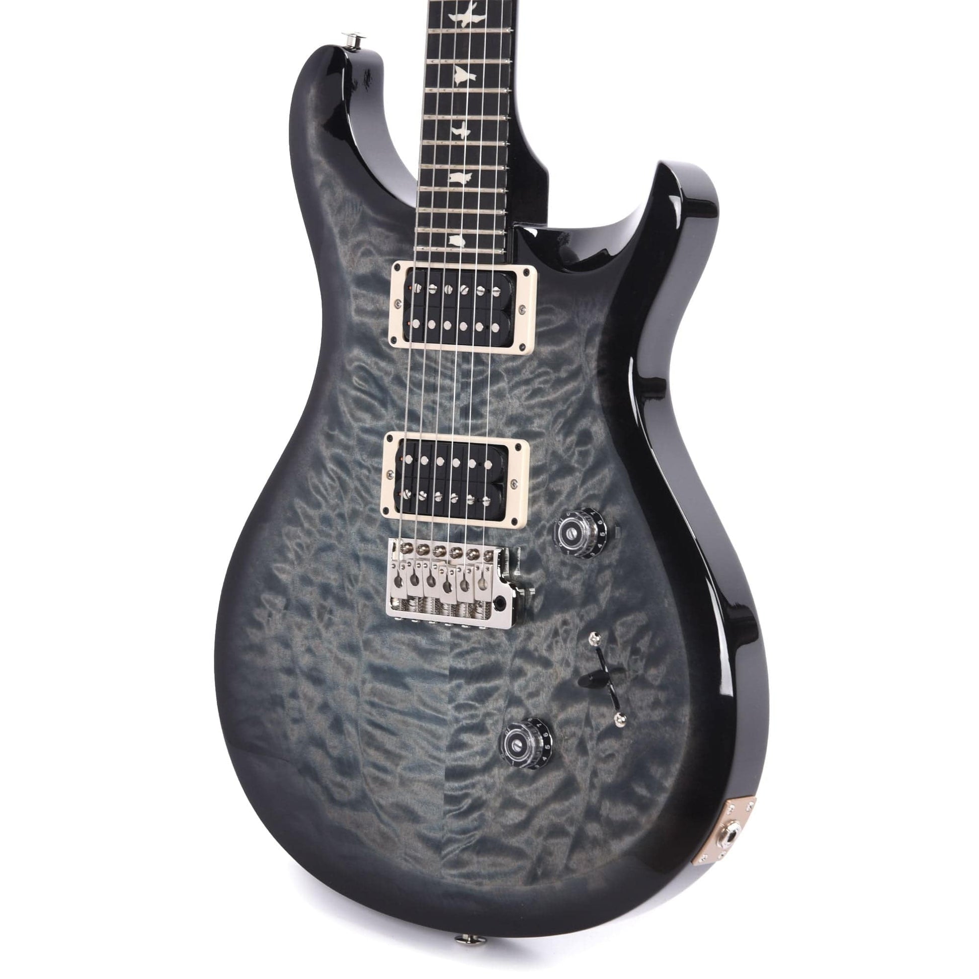 PRS Special Run S2 Custom 24 Quilt Top Faded Blue Smokeburst w/Ebony Fingerboard Electric Guitars / Solid Body