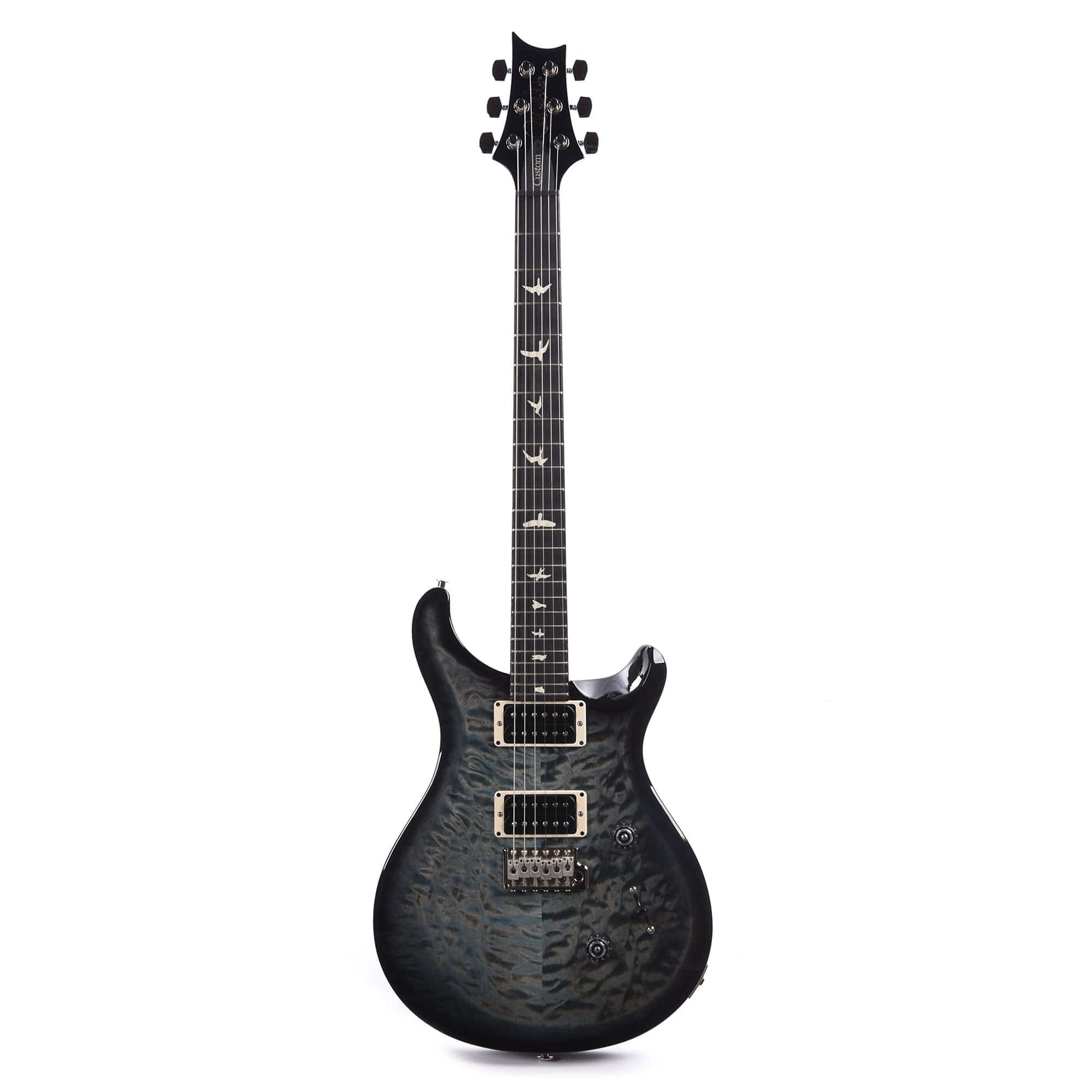 PRS Special Run S2 Custom 24 Quilt Top Faded Blue Smokeburst w/Ebony Fingerboard Electric Guitars / Solid Body