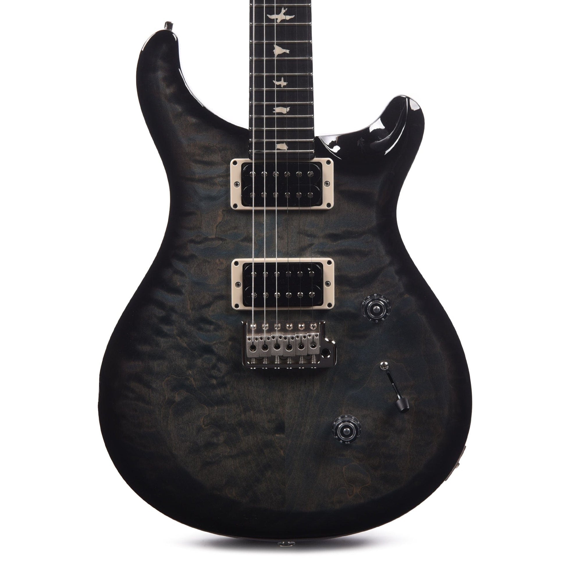 PRS Special Run S2 Custom 24 Quilt Top Faded Blue Smokeburst w/Ebony Fingerboard Electric Guitars / Solid Body