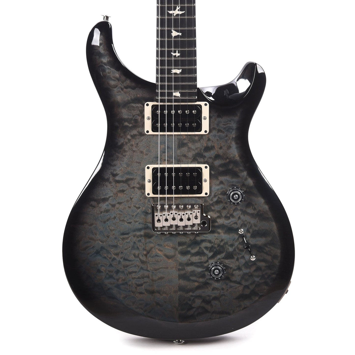 PRS Special Run S2 Custom 24 Quilt Top Faded Blue Smokeburst w/Ebony Fingerboard Electric Guitars / Solid Body