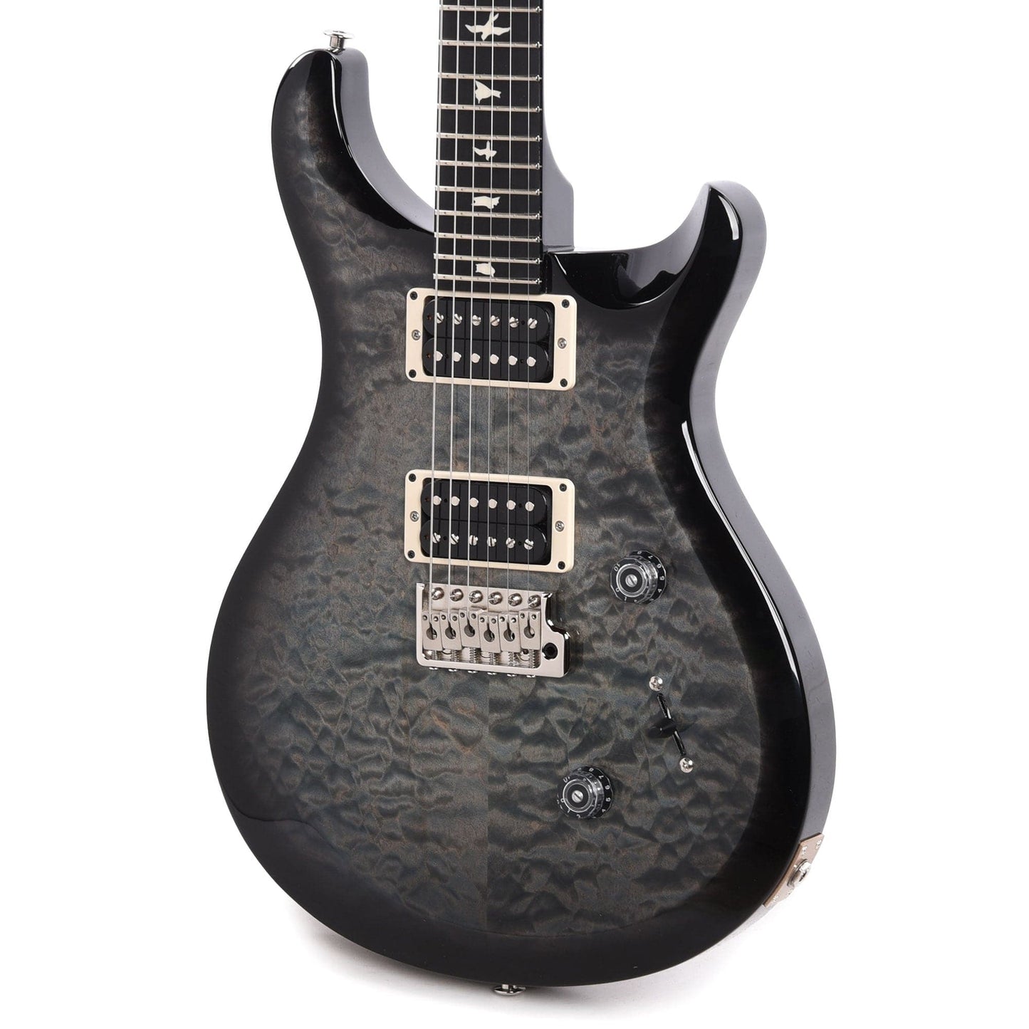 PRS Special Run S2 Custom 24 Quilt Top Faded Blue Smokeburst w/Ebony Fingerboard Electric Guitars / Solid Body