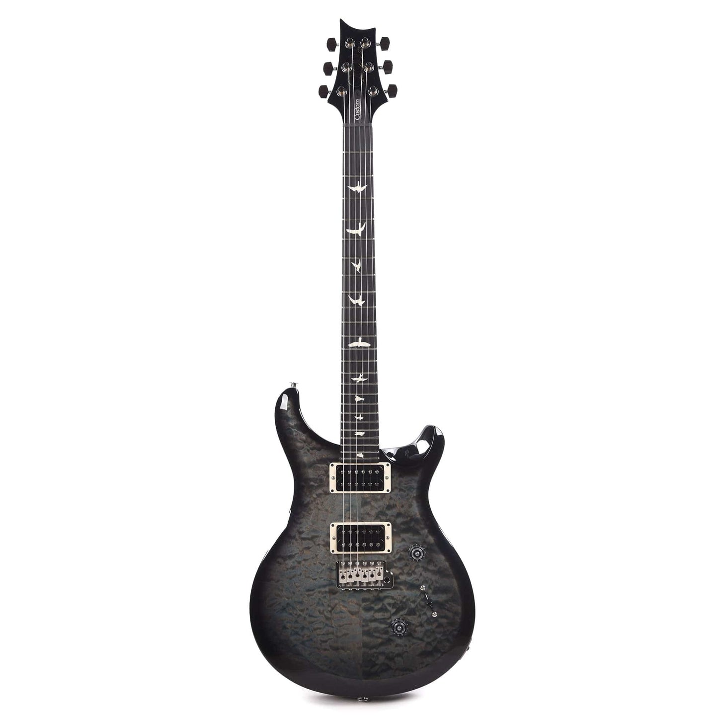 PRS Special Run S2 Custom 24 Quilt Top Faded Blue Smokeburst w/Ebony Fingerboard Electric Guitars / Solid Body