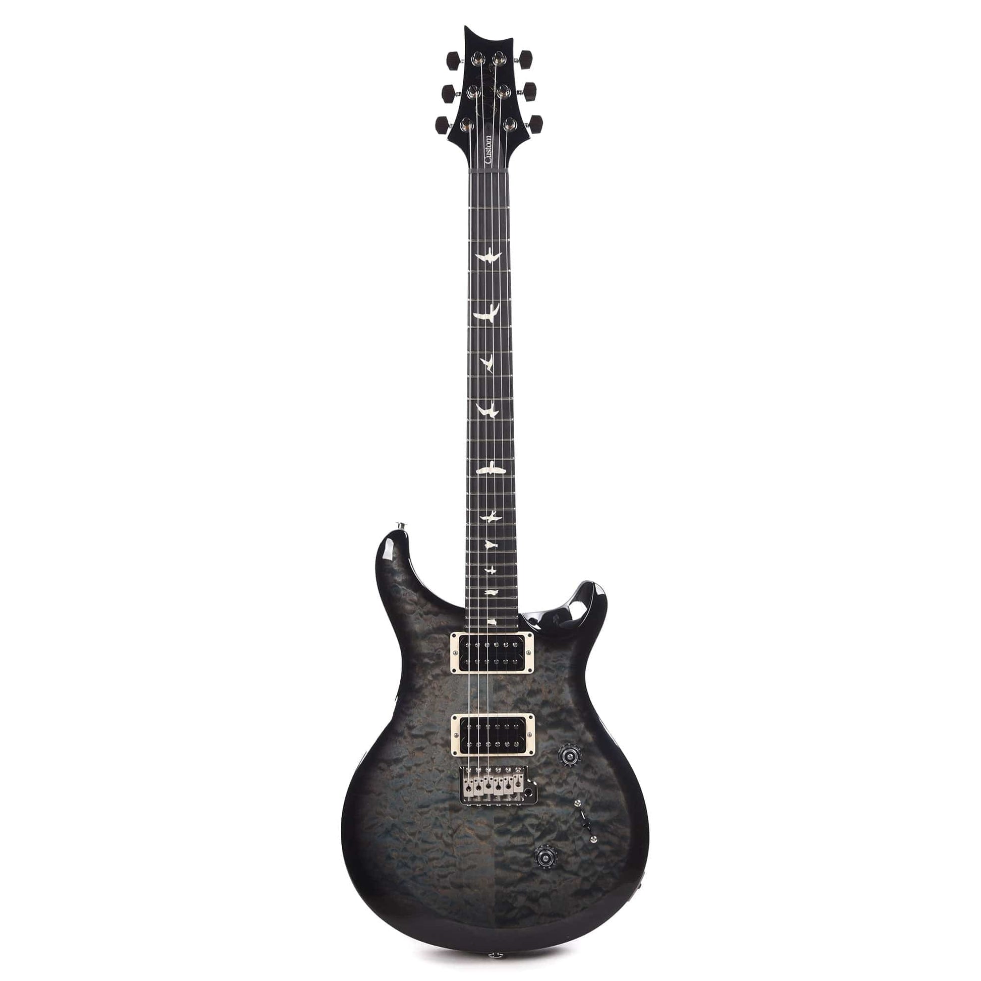 PRS Special Run S2 Custom 24 Quilt Top Faded Blue Smokeburst w/Ebony Fingerboard Electric Guitars / Solid Body