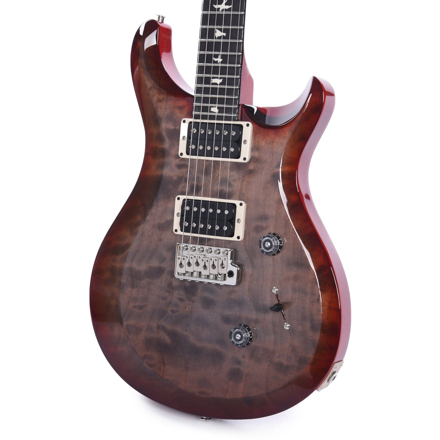 PRS Special Run S2 Custom 24 Quilt Top Faded Gray Black Cherry Burst w/Ebony Fingerboard Electric Guitars / Solid Body
