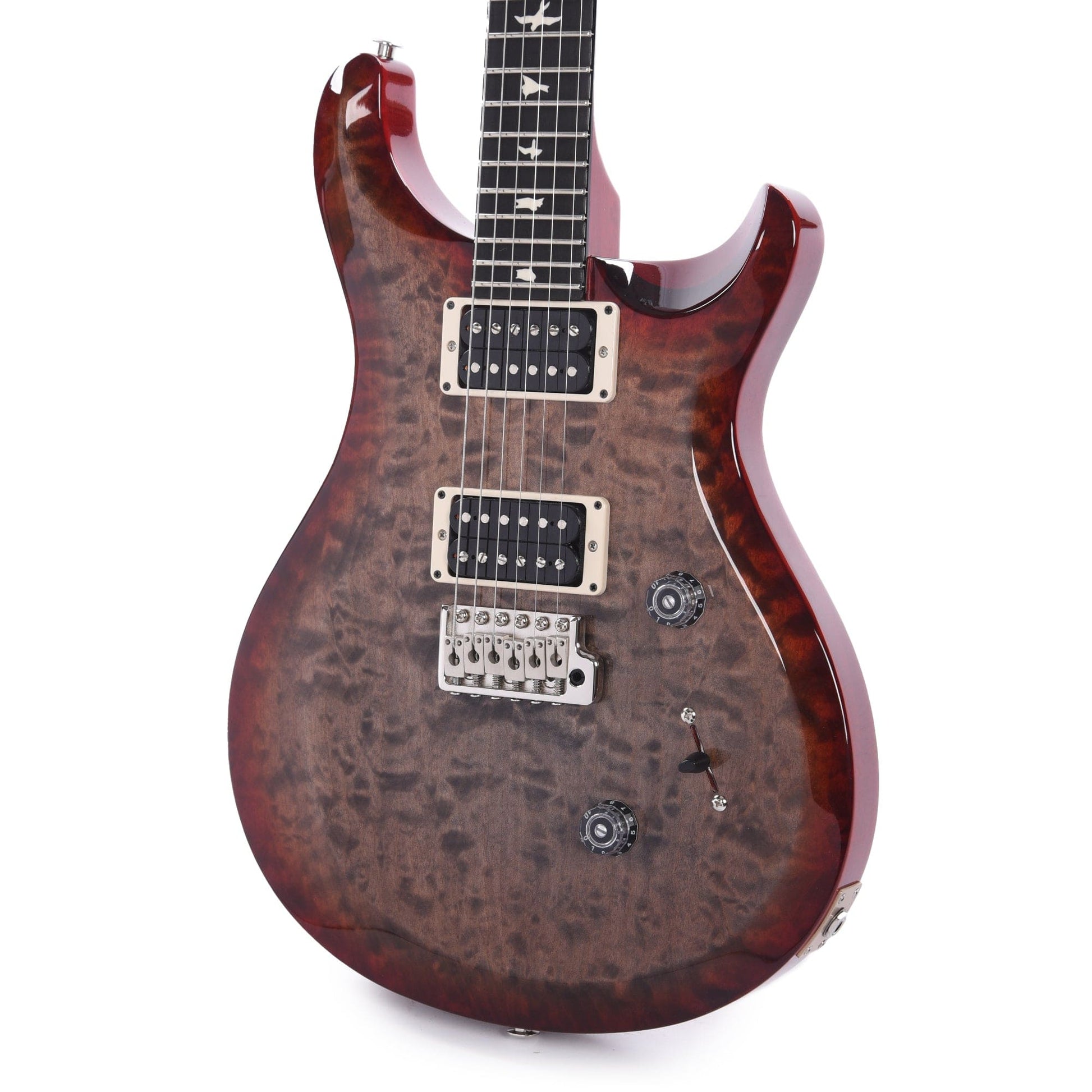 PRS Special Run S2 Custom 24 Quilt Top Faded Gray Black Cherry Burst w/Ebony Fingerboard Electric Guitars / Solid Body