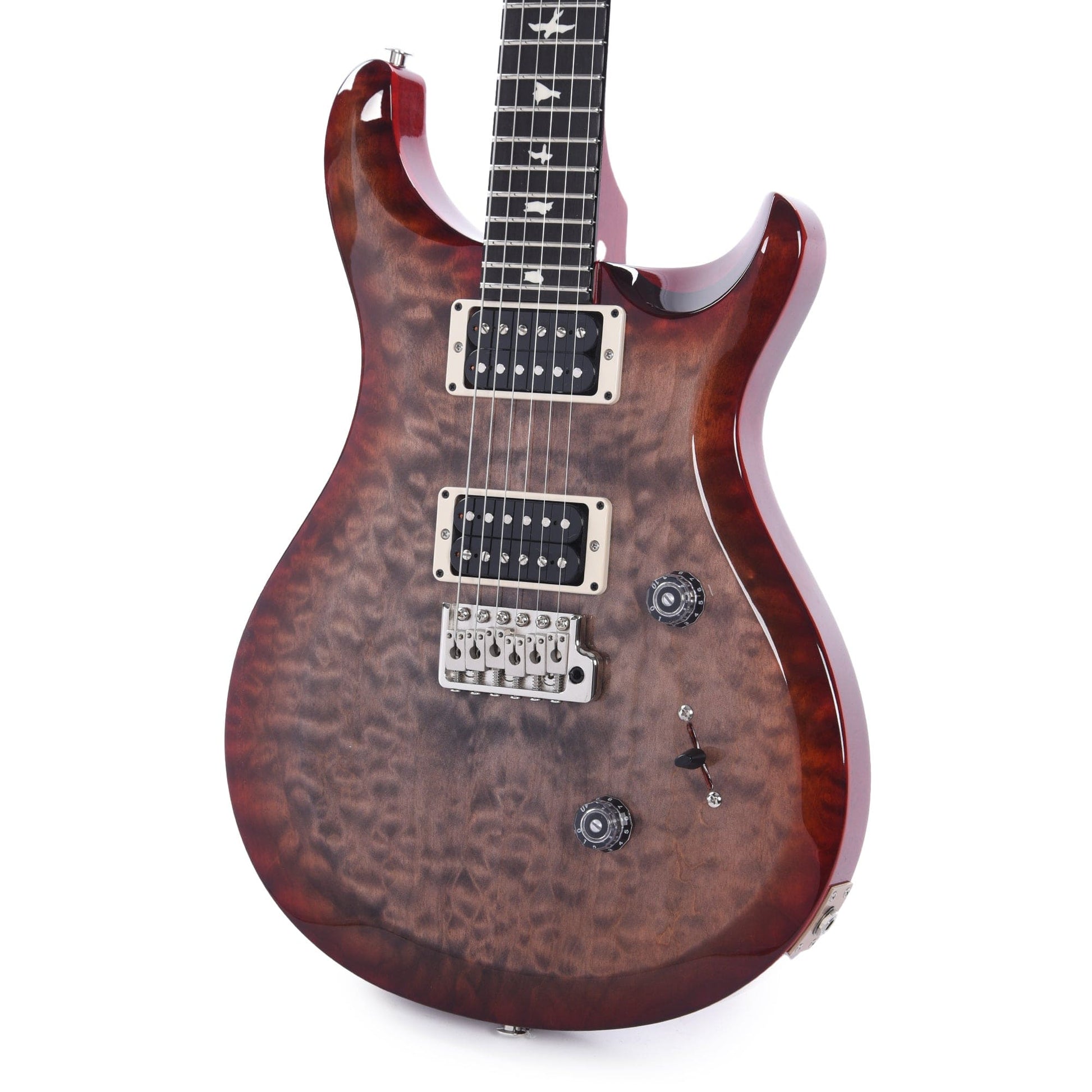 PRS Special Run S2 Custom 24 Quilt Top Faded Gray Black Cherry Burst w/Ebony Fingerboard Electric Guitars / Solid Body