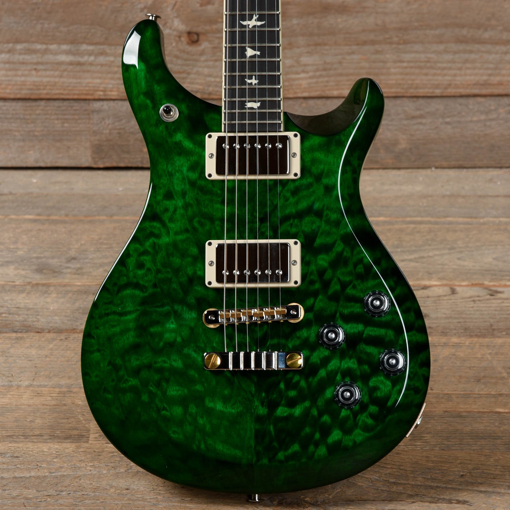 PRS Special Run S2 McCarty 594 Quilt Top Emerald Green w/Ebony Fingerboard Electric Guitars / Solid Body