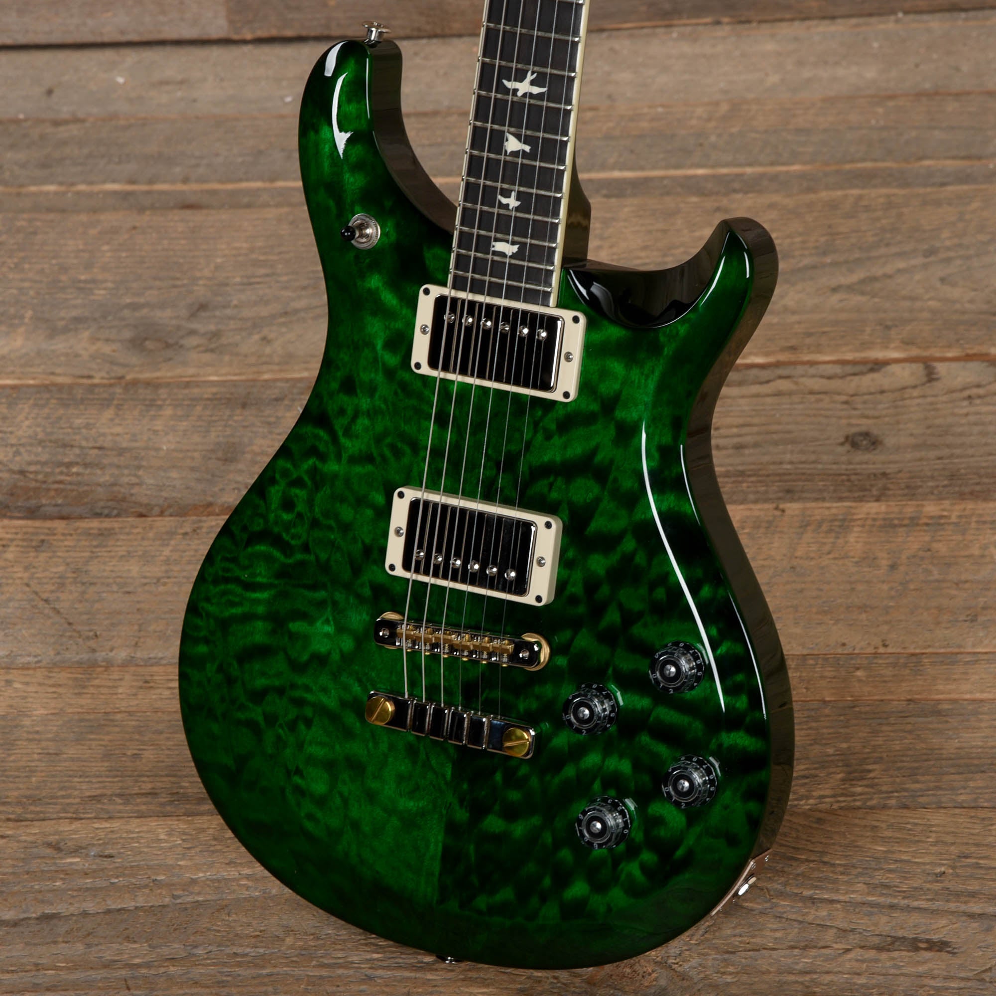 PRS Special Run S2 McCarty 594 Quilt Top Emerald Green w/Ebony Fingerboard Electric Guitars / Solid Body