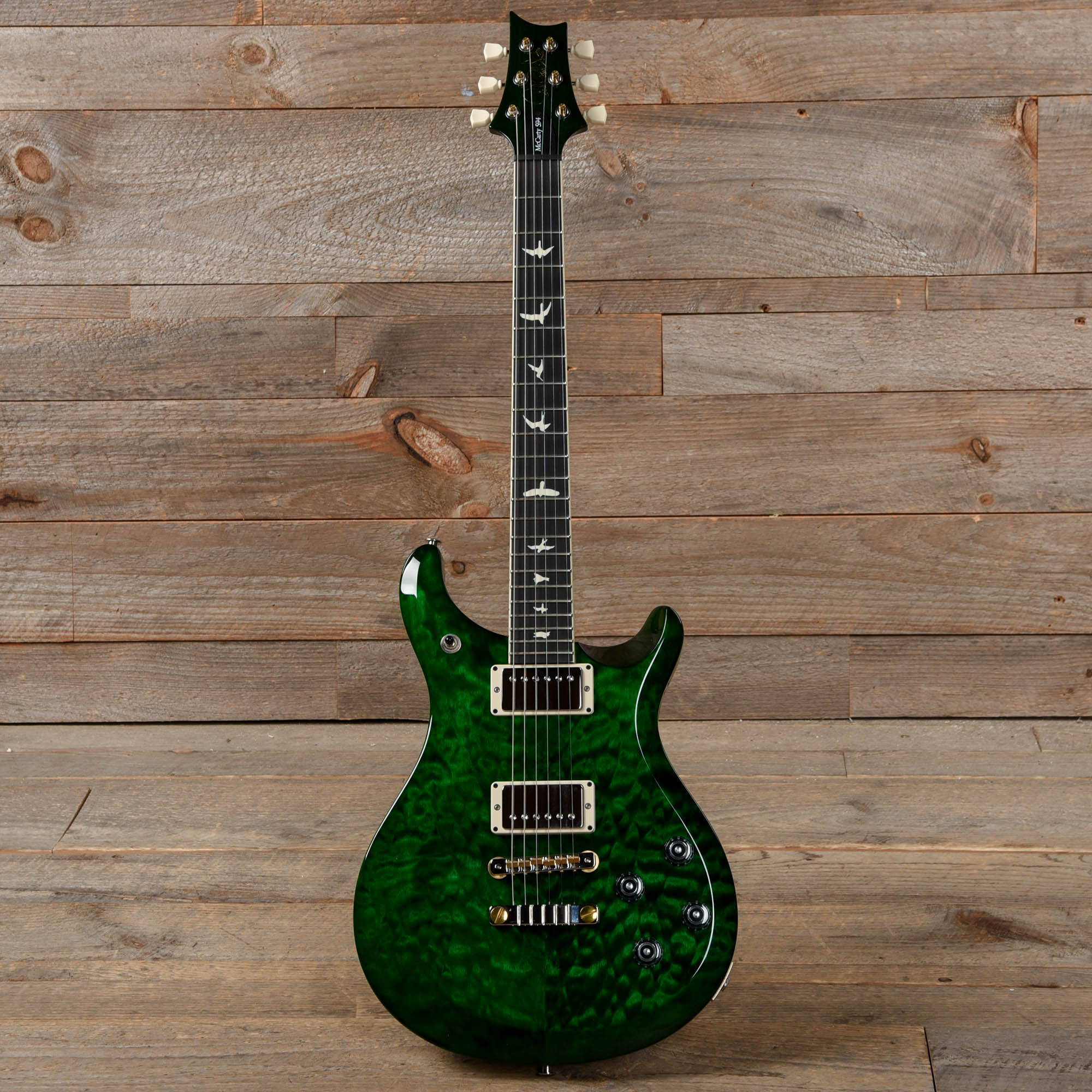 PRS Special Run S2 McCarty 594 Quilt Top Emerald Green w/Ebony Fingerboard Electric Guitars / Solid Body