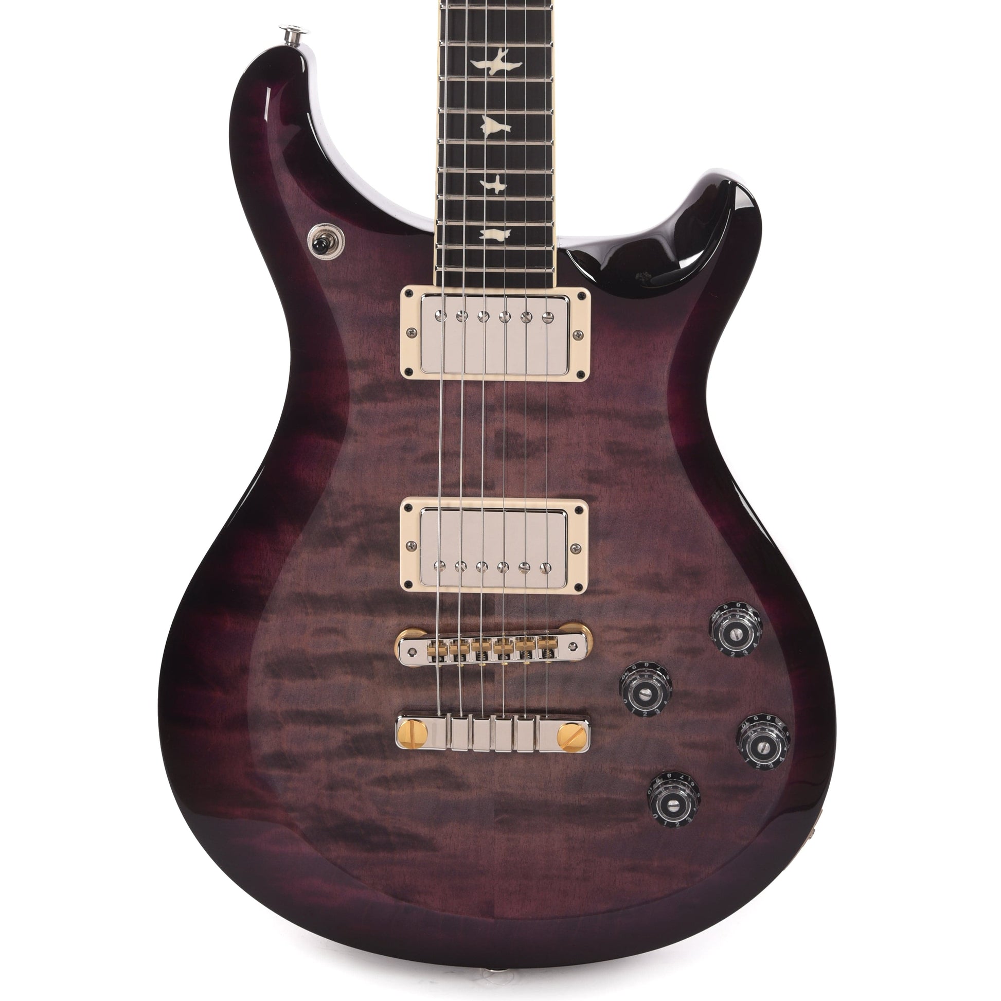 PRS Special Run S2 McCarty 594 Quilt Top Faded Gray Black Purple Burst w/Ebony Fingerboard Electric Guitars / Solid Body