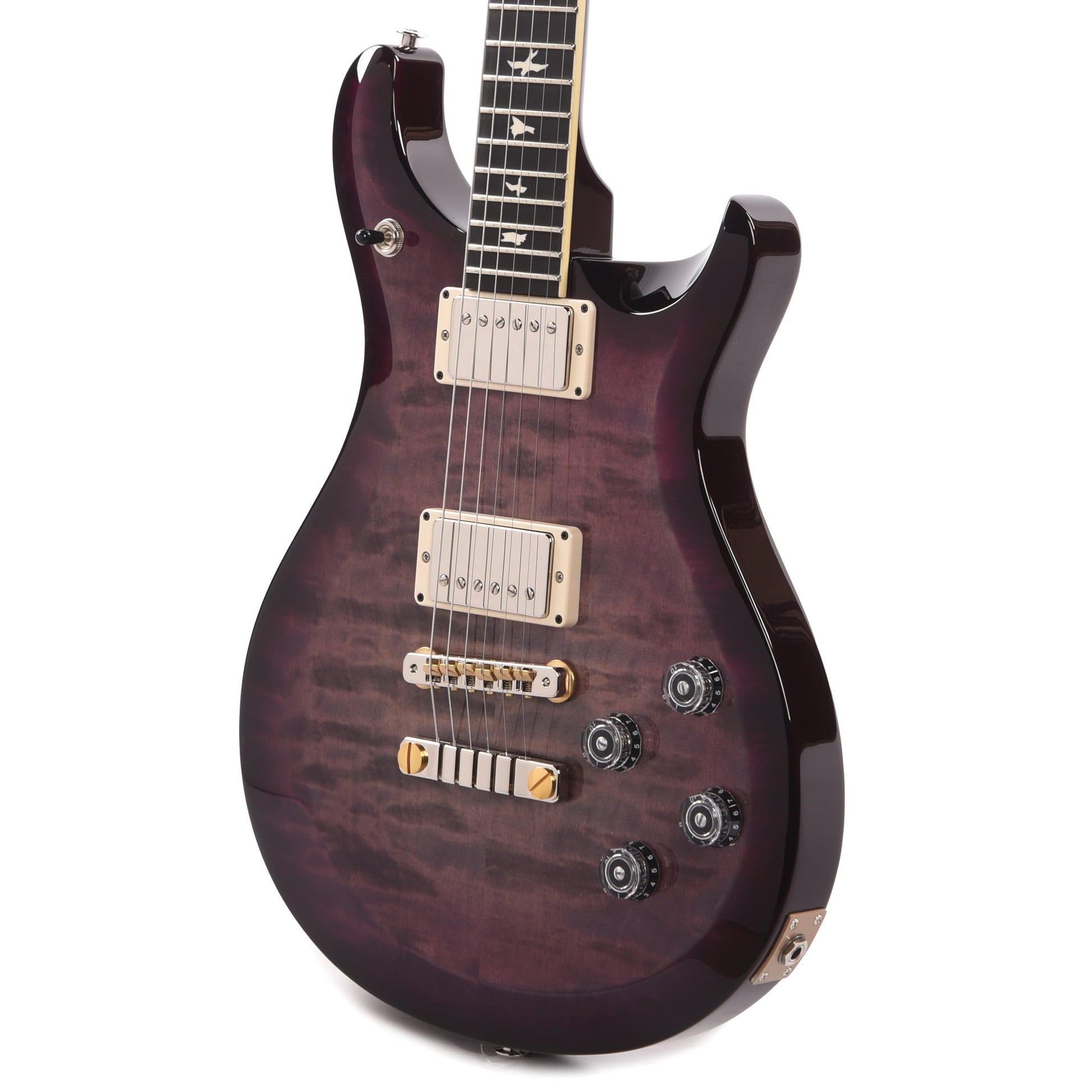 PRS Special Run S2 McCarty 594 Quilt Top Faded Gray Black Purple Burst w/Ebony Fingerboard Electric Guitars / Solid Body