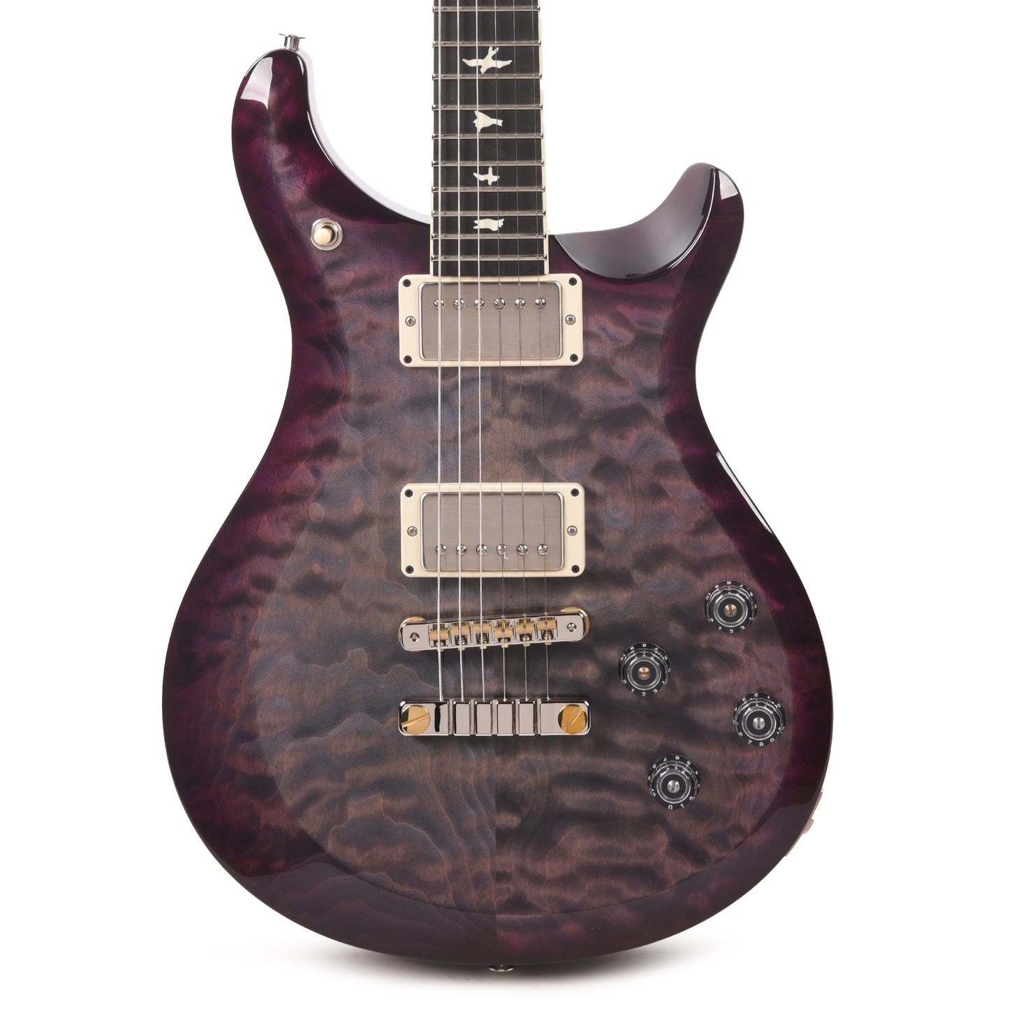 PRS Special Run S2 McCarty 594 Quilt Top Faded Gray Black Purple Burst w/Ebony Fingerboard Electric Guitars / Solid Body