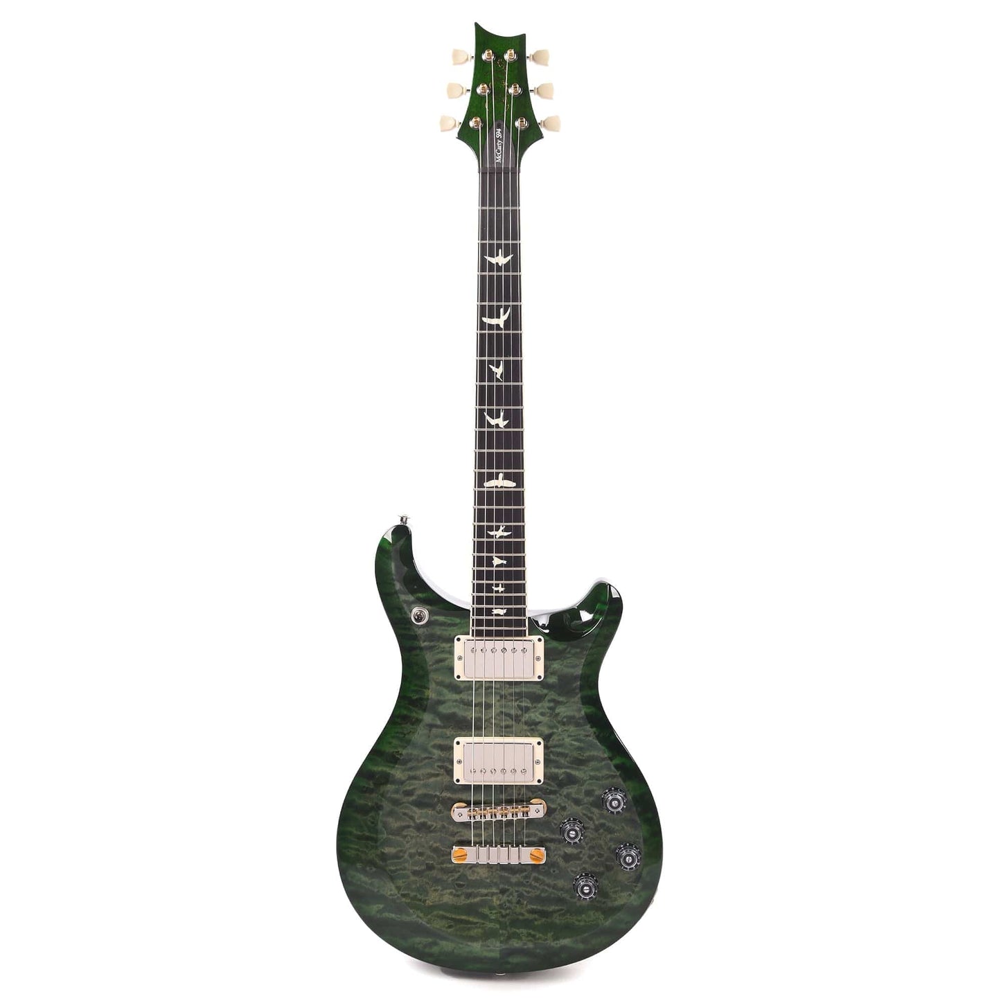 PRS Special Run S2 McCarty 594 Quilt Top Trampas Green w/Ebony Fingerboard Electric Guitars / Solid Body