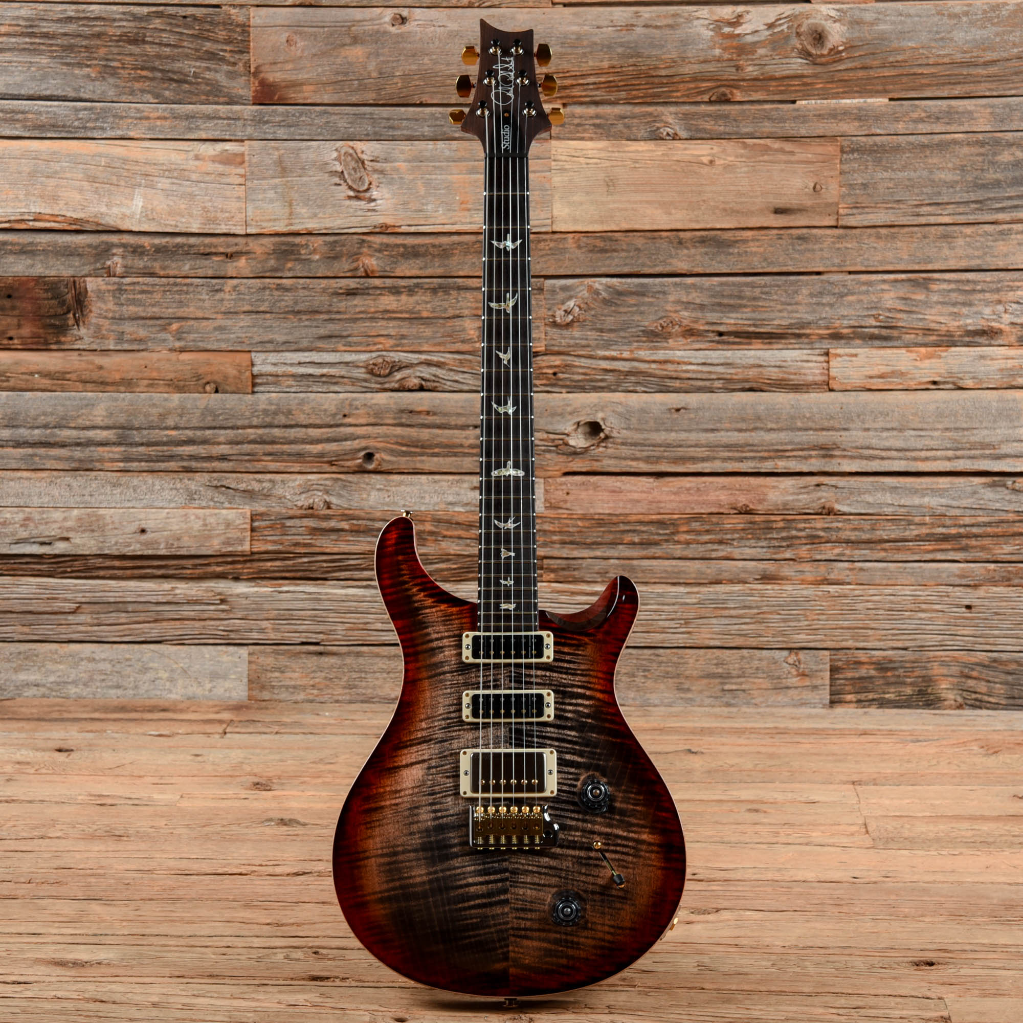 PRS Studio 10-Top Charcoal Cherry Burst 2022 Electric Guitars / Solid Body