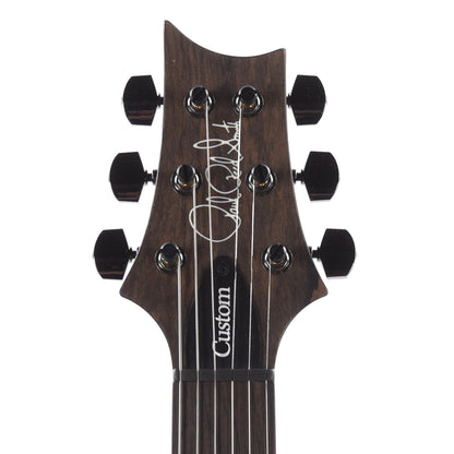 PRS Wood Library Custom 24 10-Top Flame Blood Orange Smokeburst w/Ziricote Fingerboard & Smoked Black Hardware Electric Guitars / Solid Body