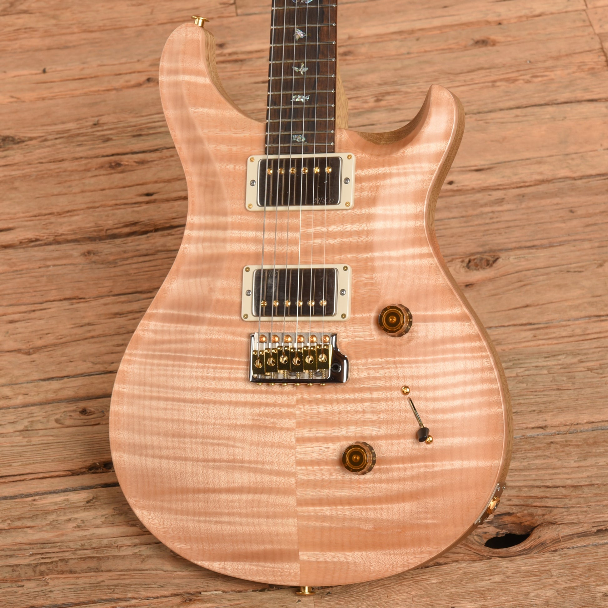PRS Wood Library Custom 24 10-Top Natural 2024 Electric Guitars / Solid Body