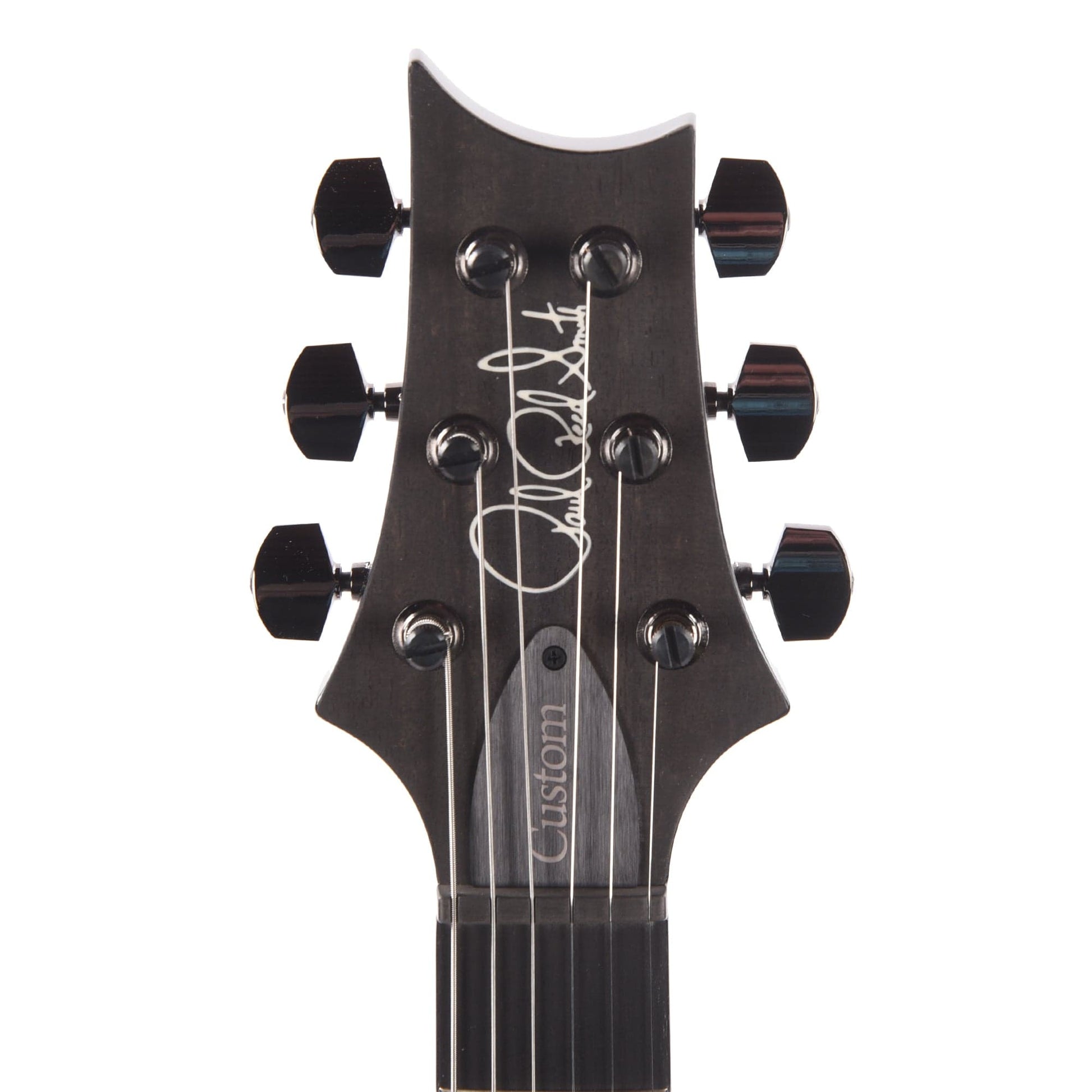 PRS Wood Library Custom 24 10-Top Quilt Blood Orange Smokeburst w/Ebony Fingerboard & Smoked Black Hardware Electric Guitars / Solid Body