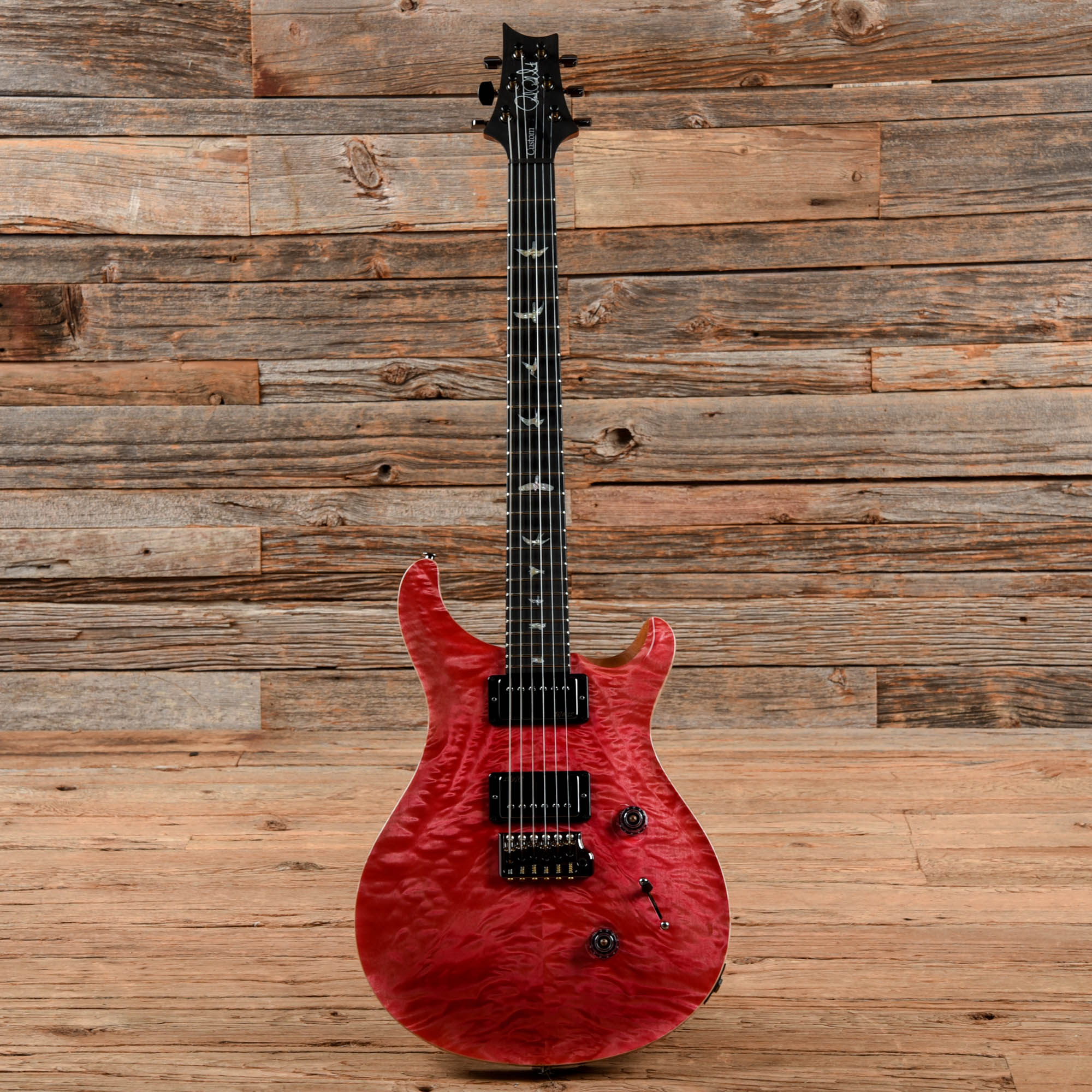 PRS Wood Library Custom 24 10-Top Quilt Bonnie Pink 2023 Electric Guitars / Solid Body