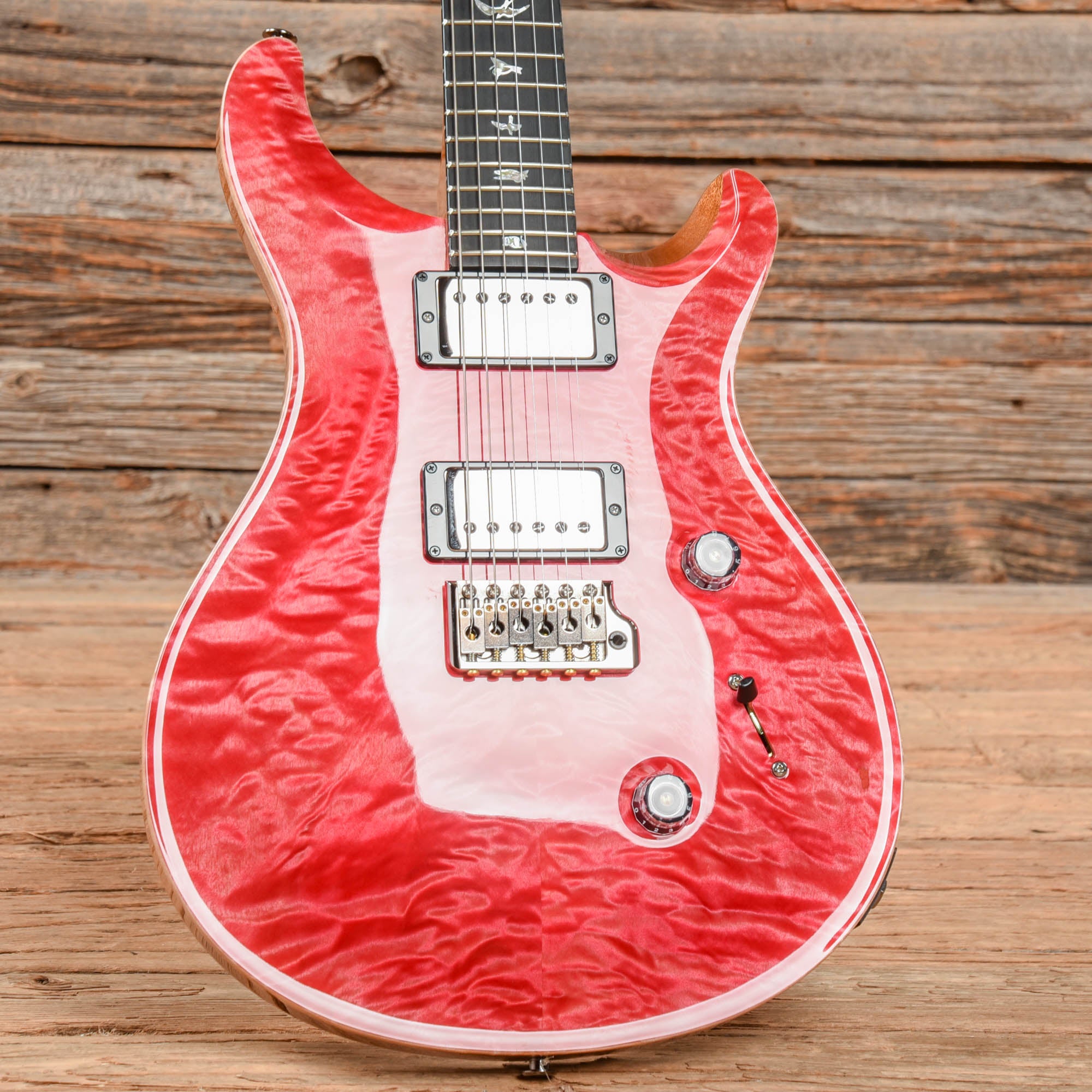 PRS Wood Library Custom 24 10-Top Quilt Bonnie Pink 2023 Electric Guitars / Solid Body