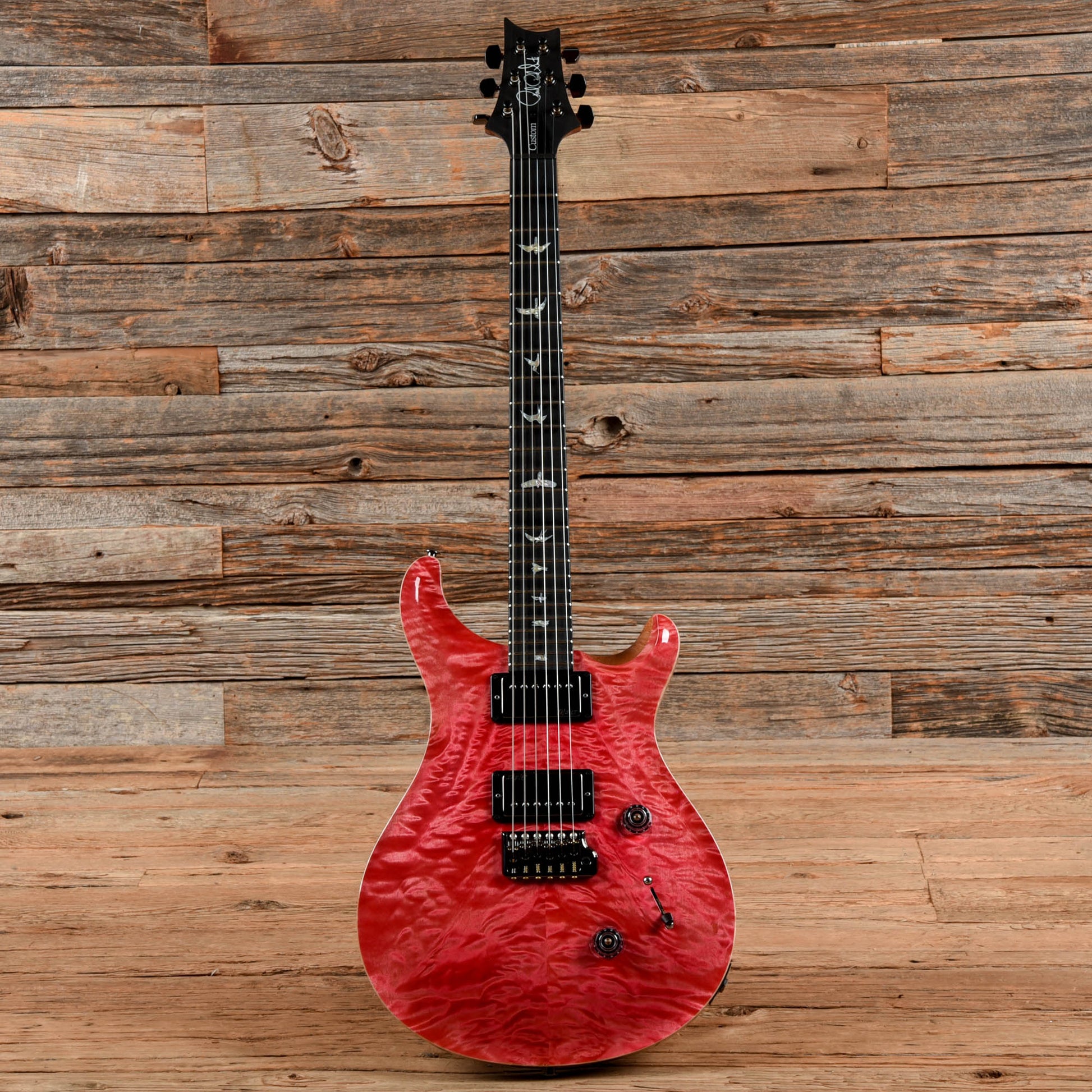 PRS Wood Library Custom 24 10-Top Quilt Bonnie Pink 2023 Electric Guitars / Solid Body