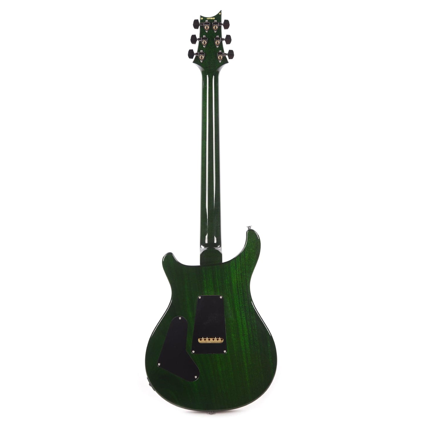 PRS Wood Library Custom 24 10-Top Quilt Charcoal Jade Burst w/Ebony Fingerboard & Smoked Black Hardware Electric Guitars / Solid Body