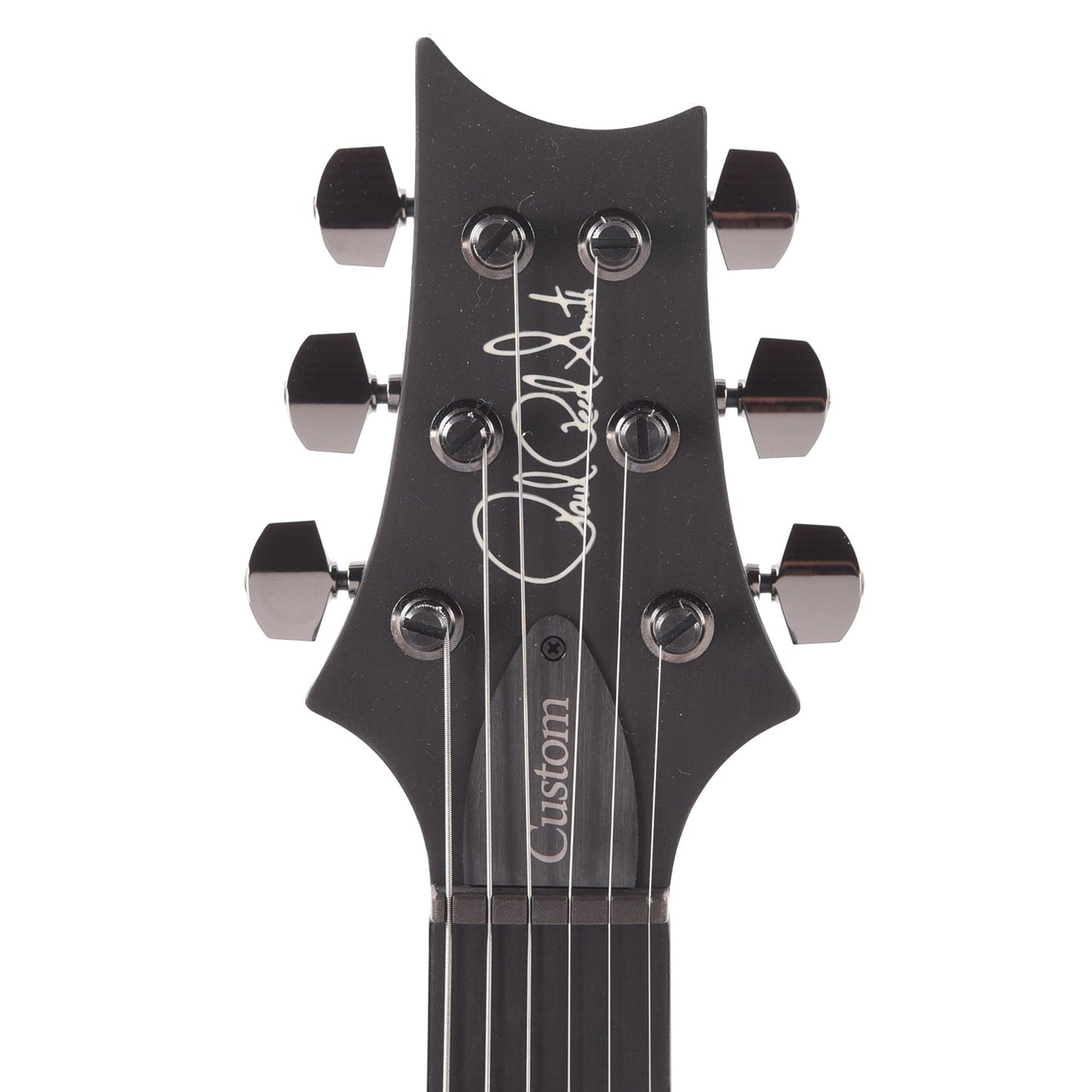 PRS Wood Library Custom 24 10-Top Quilt Charcoal Jade Burst w/Ebony Fingerboard & Smoked Black Hardware Electric Guitars / Solid Body