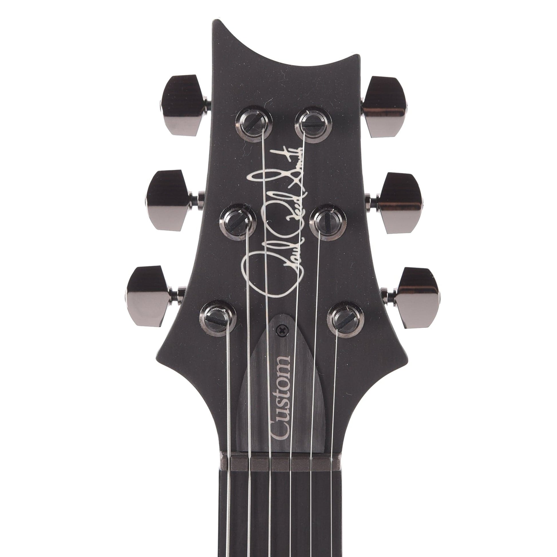 PRS Wood Library Custom 24 10-Top Quilt Charcoal Jade Burst w/Ebony Fingerboard & Smoked Black Hardware Electric Guitars / Solid Body