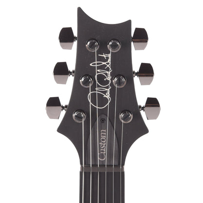 PRS Wood Library Custom 24 10-Top Quilt Charcoal Jade Burst w/Ebony Fingerboard & Smoked Black Hardware Electric Guitars / Solid Body