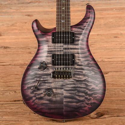 PRS Wood Library Custom 24 10-Top Satin w/Brazilian Rosewood Fretboard Purple Burst 2023 LEFTY Electric Guitars / Solid Body