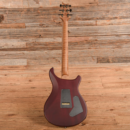 PRS Wood Library Custom 24 10-Top Satin w/Brazilian Rosewood Fretboard Purple Burst 2023 LEFTY Electric Guitars / Solid Body
