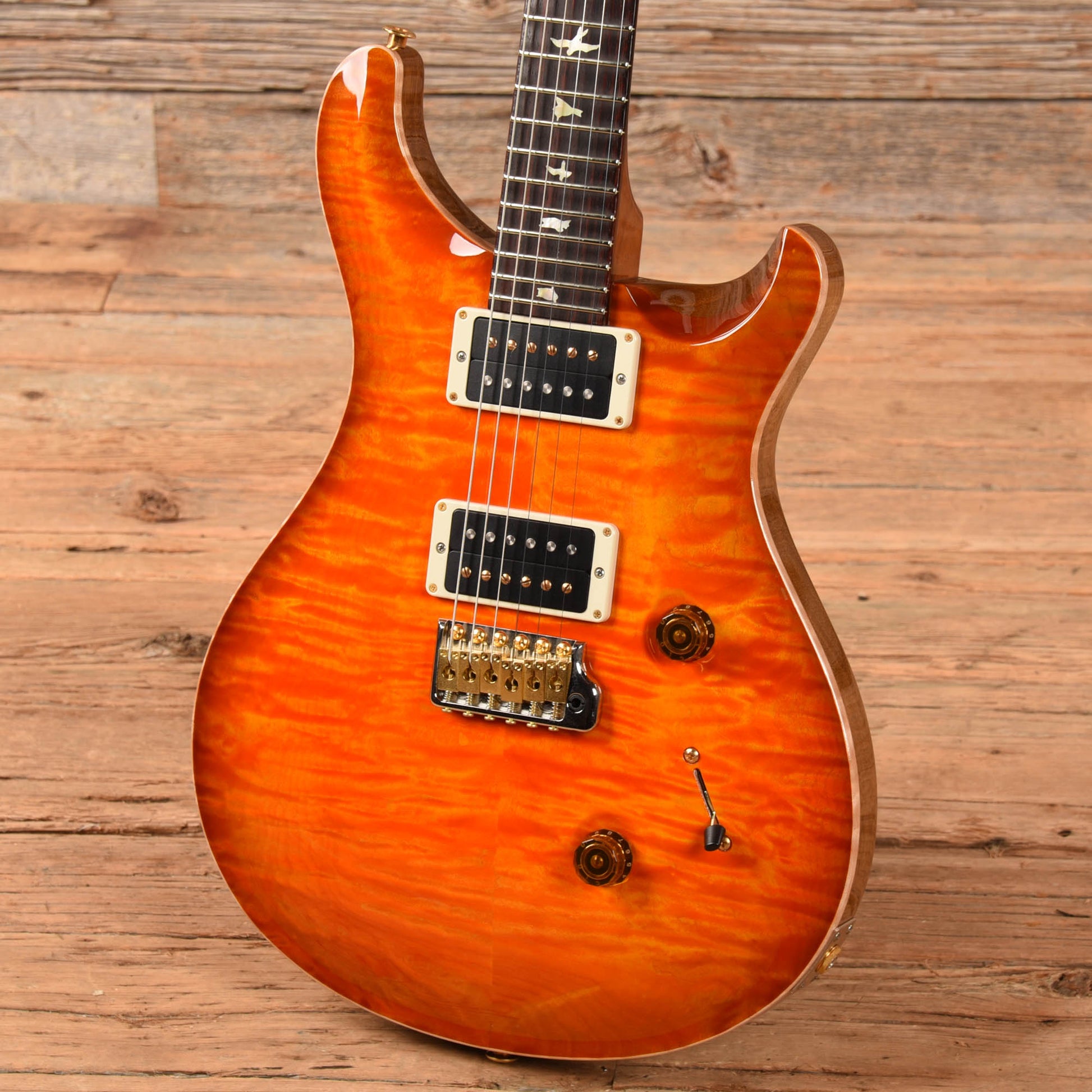 PRS Wood Library Custom 24 10-Top Solana Burst 2023 Electric Guitars / Solid Body
