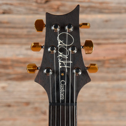 PRS Wood Library Custom 24 10-Top w/Brazilian Rosewood Fretboard Black Gold 2022 LEFTY Electric Guitars / Solid Body