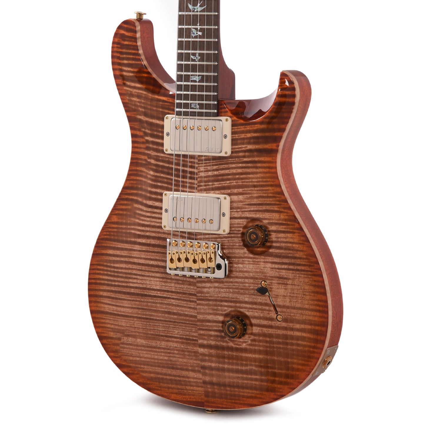 PRS Wood Library Custom 24 Fat Back 10-Top Flame Autumn Sky w/Brazilian Rosewood Fingerboard Electric Guitars / Solid Body