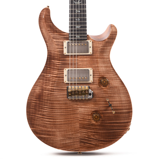 PRS Wood Library Custom 24 Fat Back 10-Top Flame Autumn Sky w/Figured Stained Neck & African Blackwood Fingerboard Electric Guitars / Solid Body