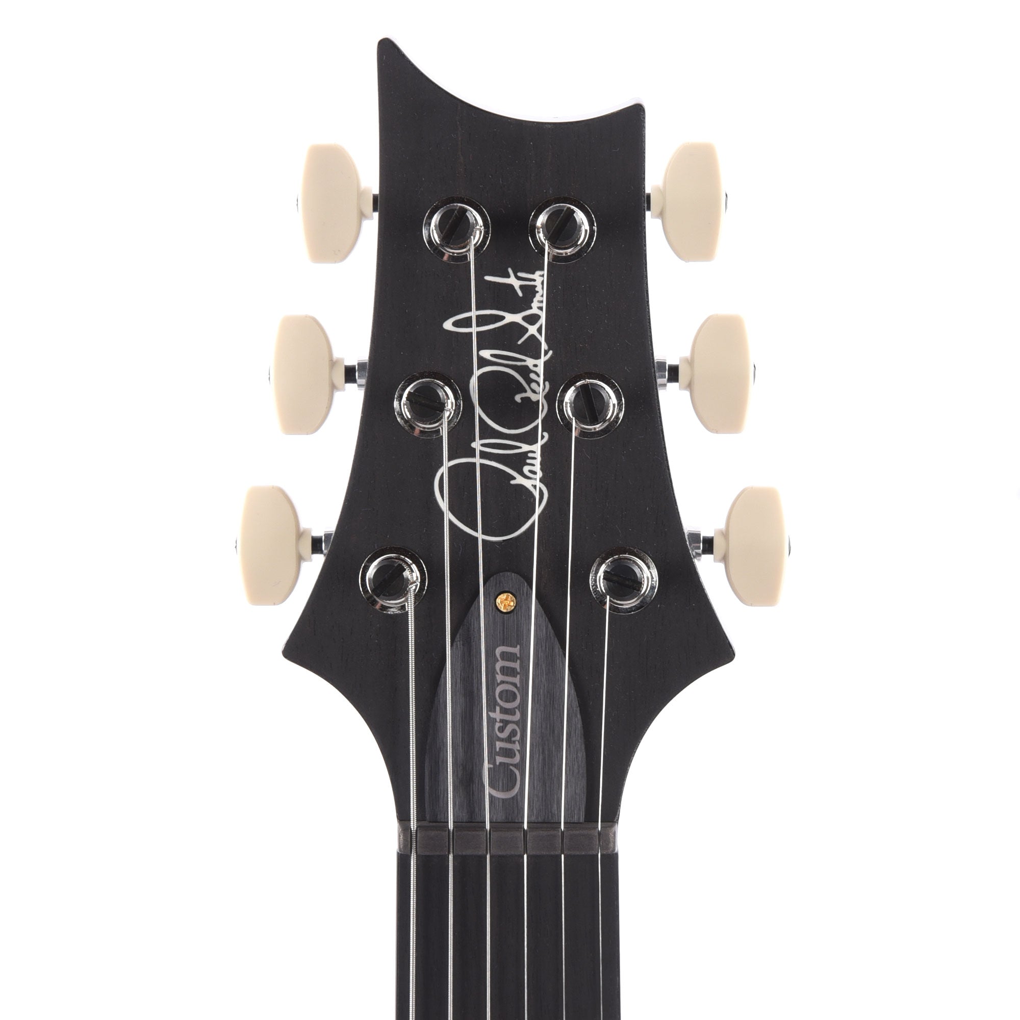 PRS Wood Library Custom 24 Fat Back 10-Top Flame Faded Whale Blue w/Figured Stained Neck & African Blackwood Fingerboard Electric Guitars / Solid Body