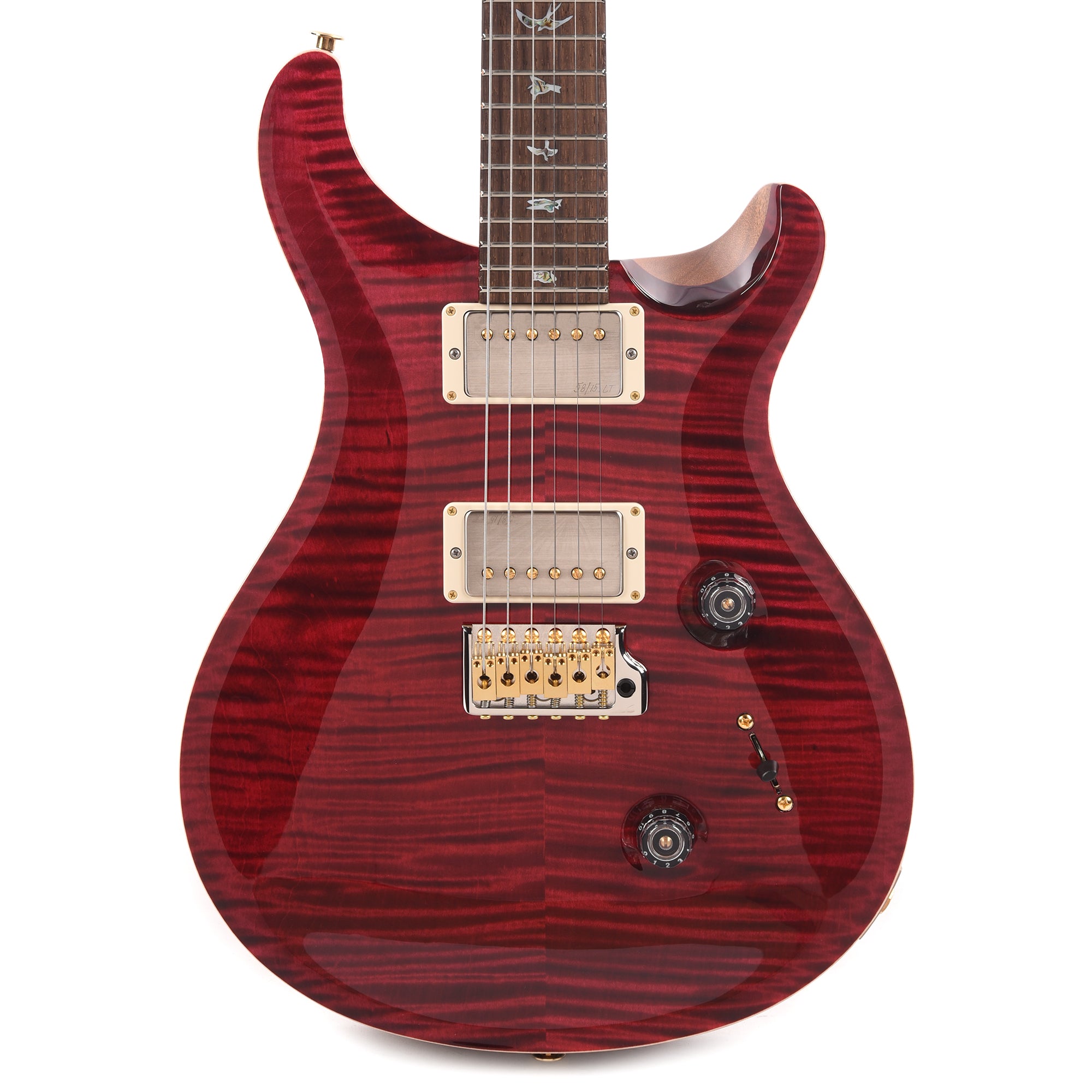 PRS Wood Library Custom 24 Fat Back 10-Top Flame Red Tiger w/Brazilian Rosewood Fingerboard Electric Guitars / Solid Body